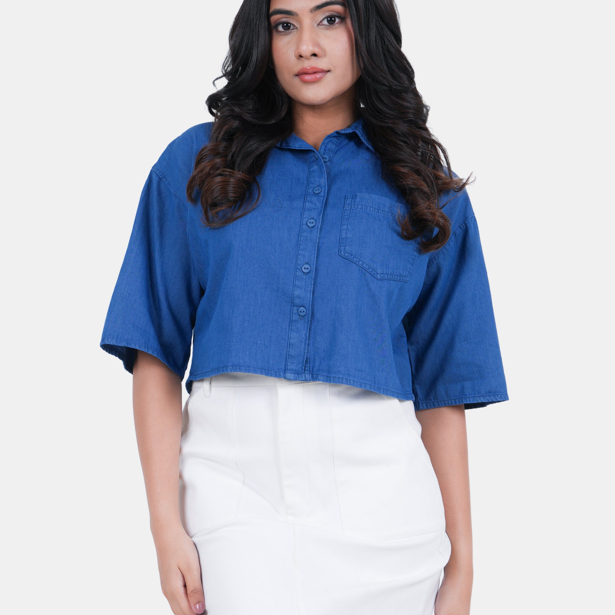 Modano Classic Denim Women's Blouse