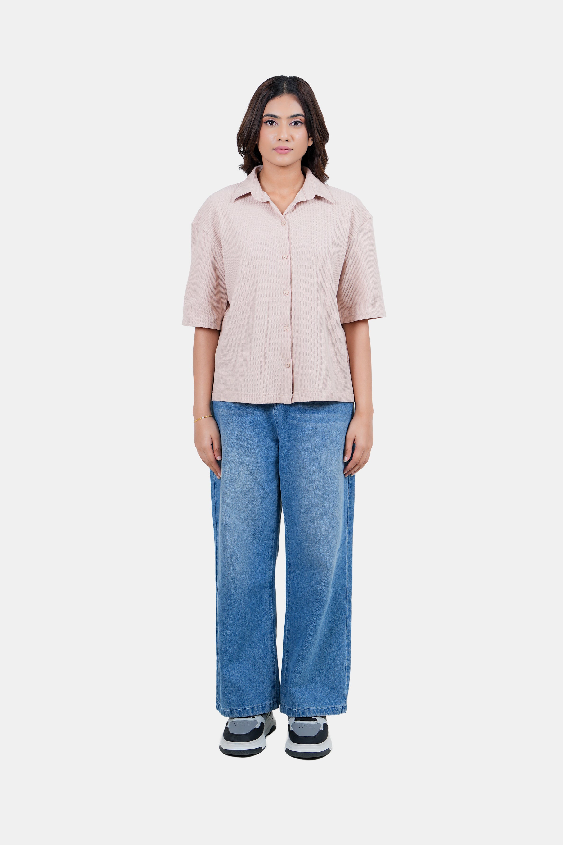 Modano Women's Short Sleeve Shirt - Casual Wear