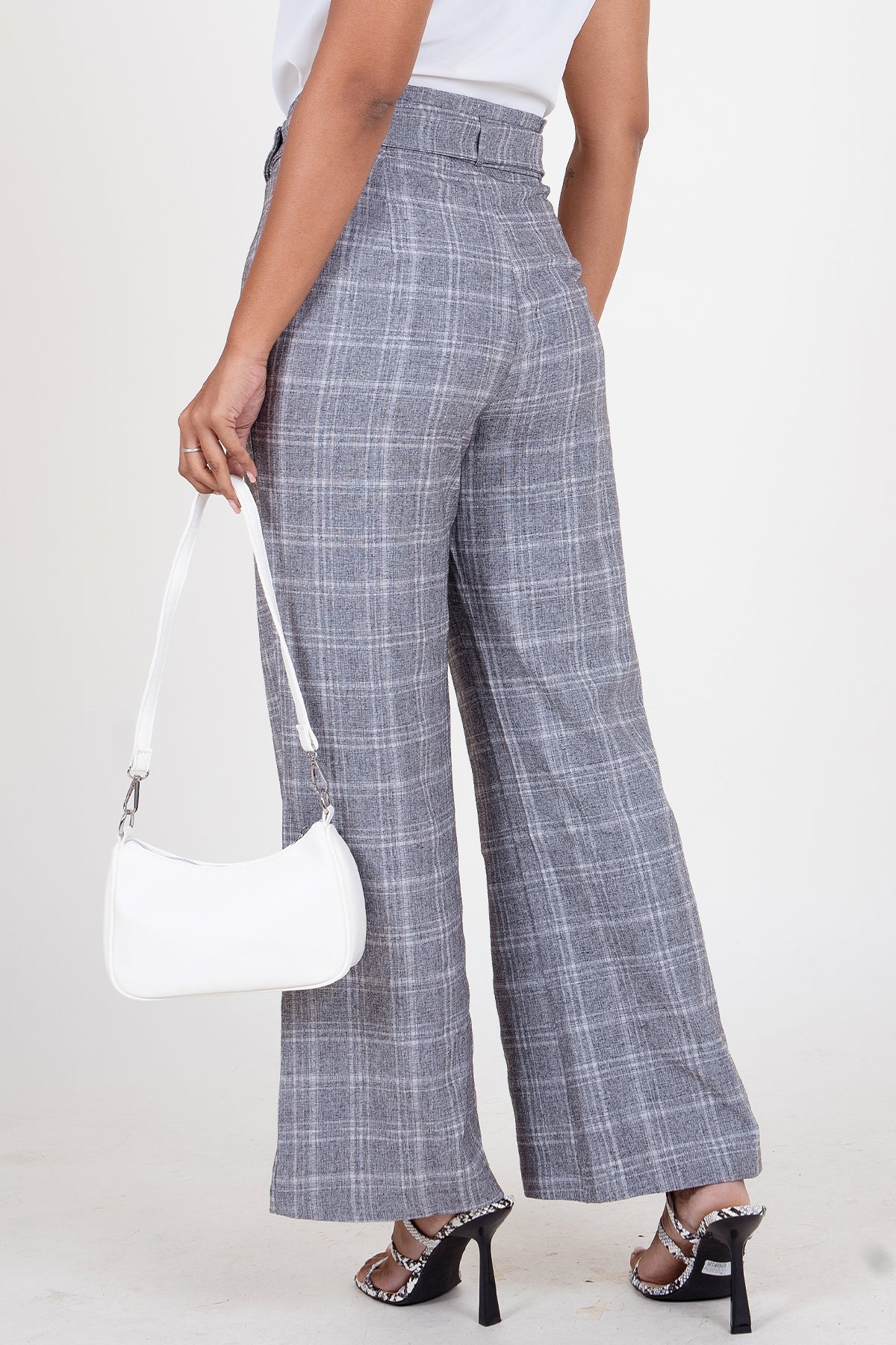 Envogue Women's Chic Check Office Pant