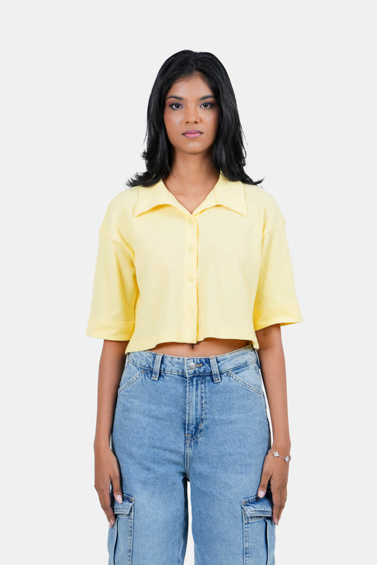 Modano Women's Crop Shirt - Casual Wear