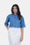 Modano Women's Denim Crop Shirt - Casual Wear