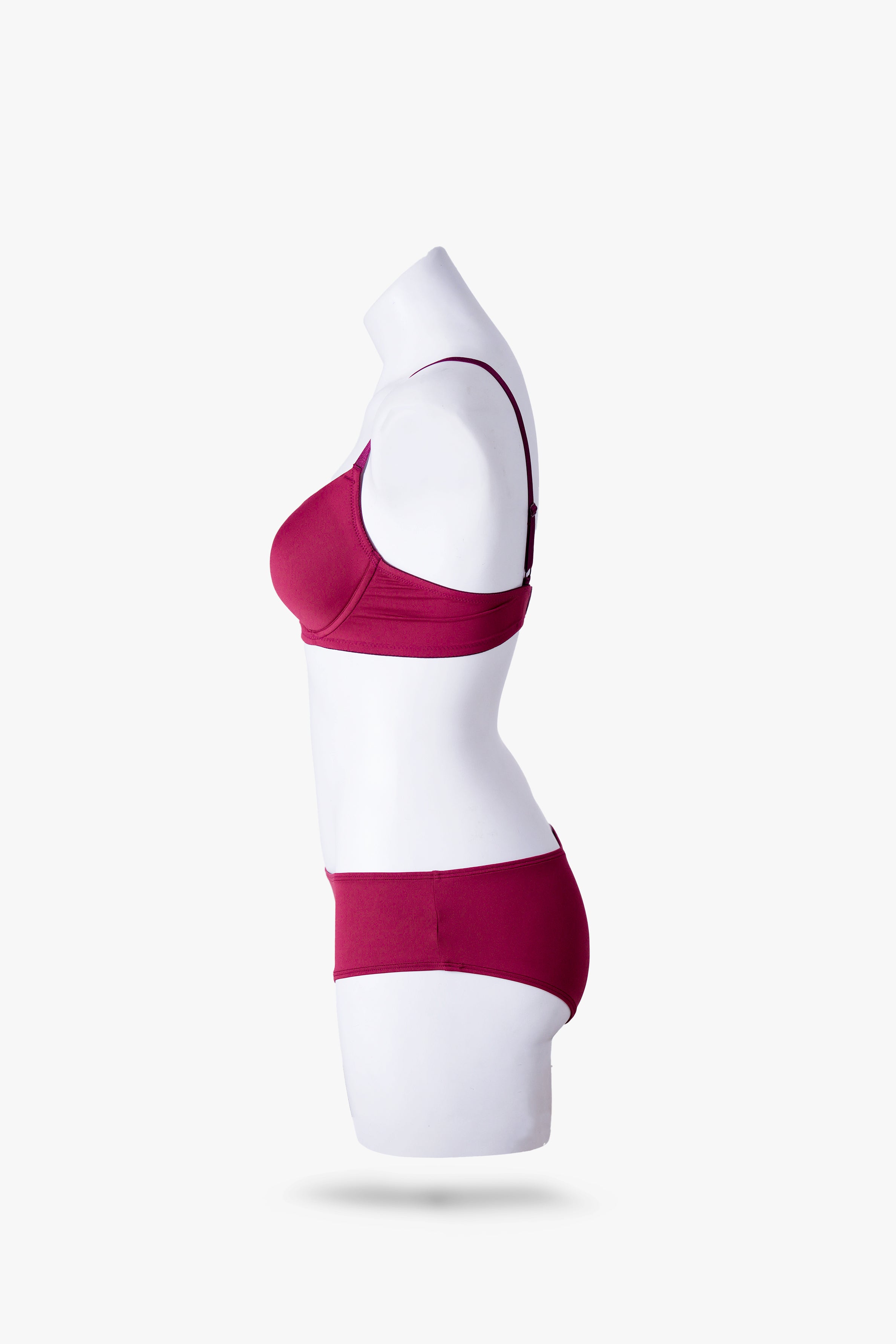Envogue Fuchsia Multiway Plain Bra