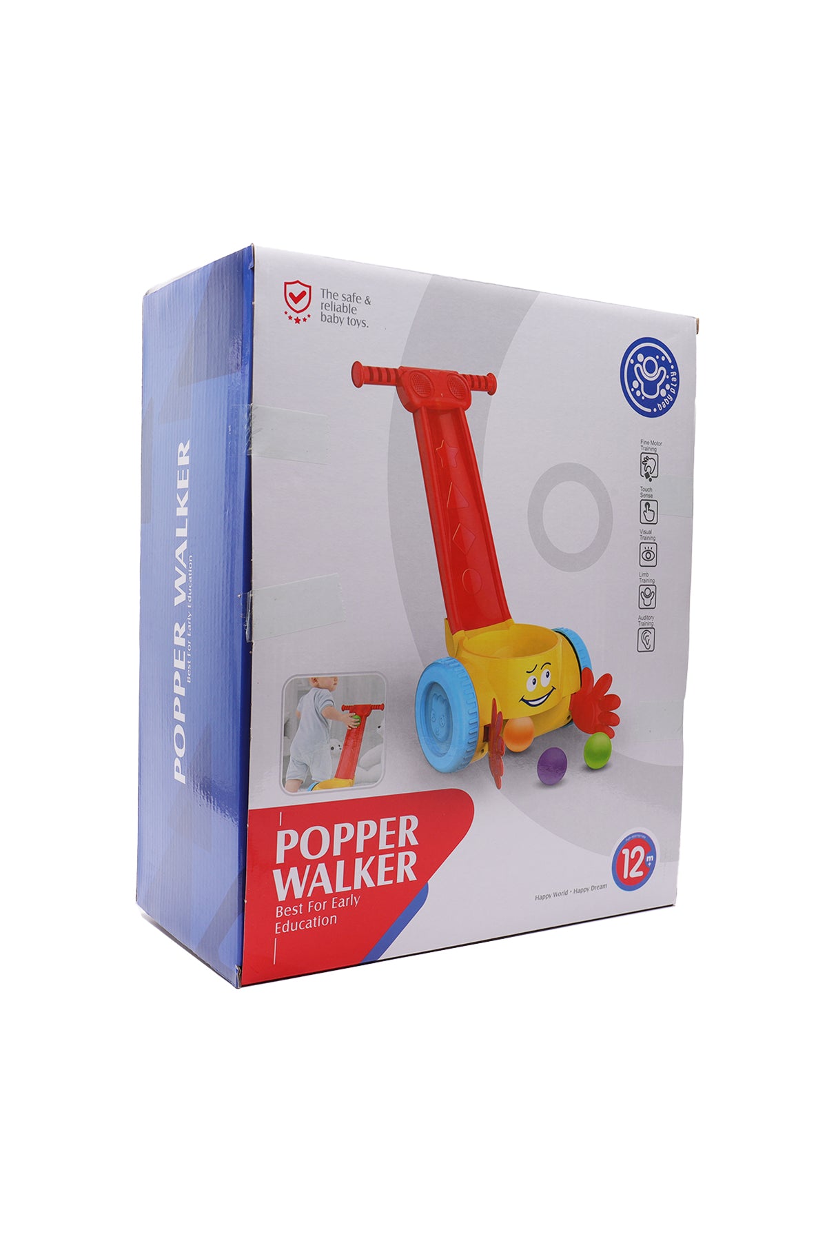 Huanger Baby Popper Walker With Music