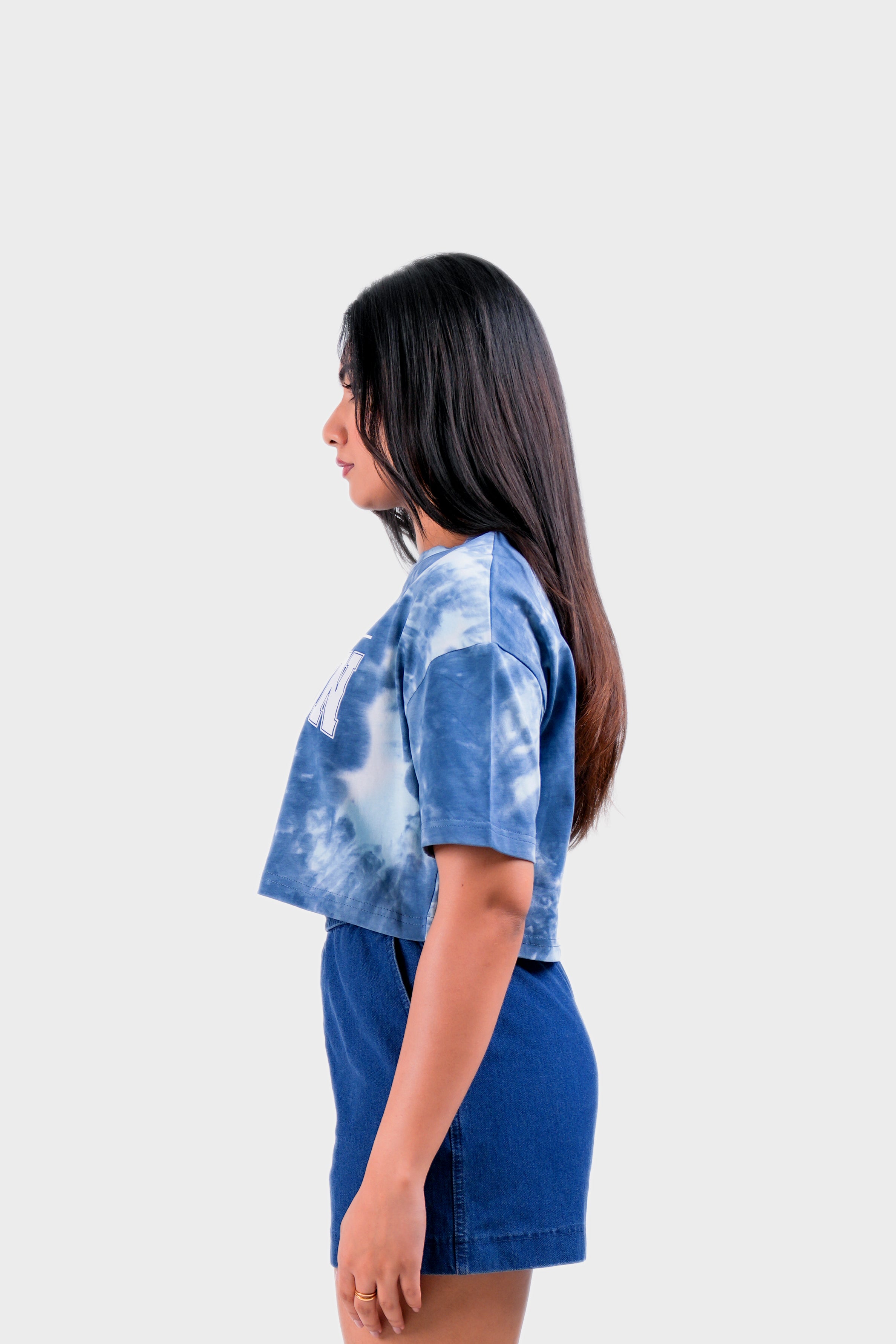Modano Women's Tie Dye Crop Top - Casual Wear