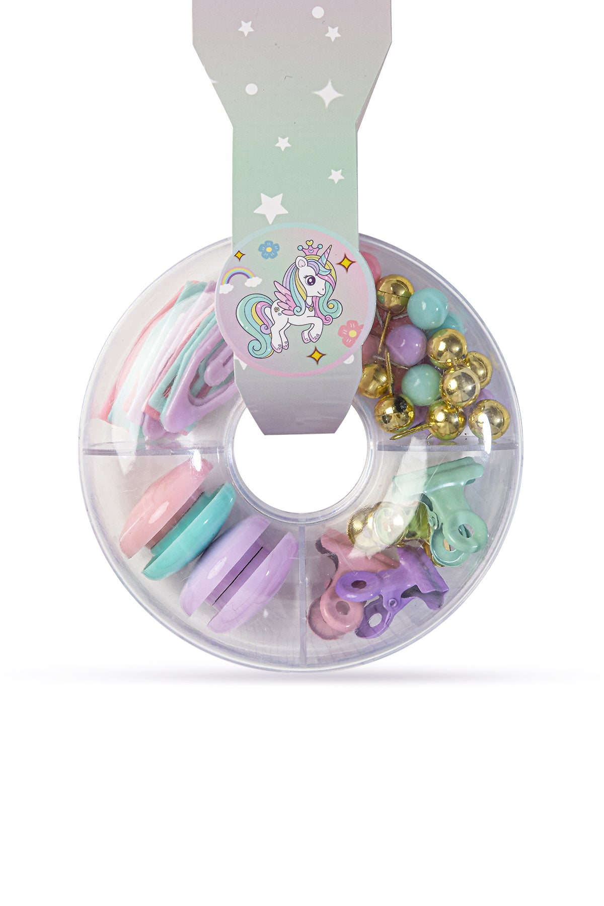 Unicorn Donuts Clip & Pin Set