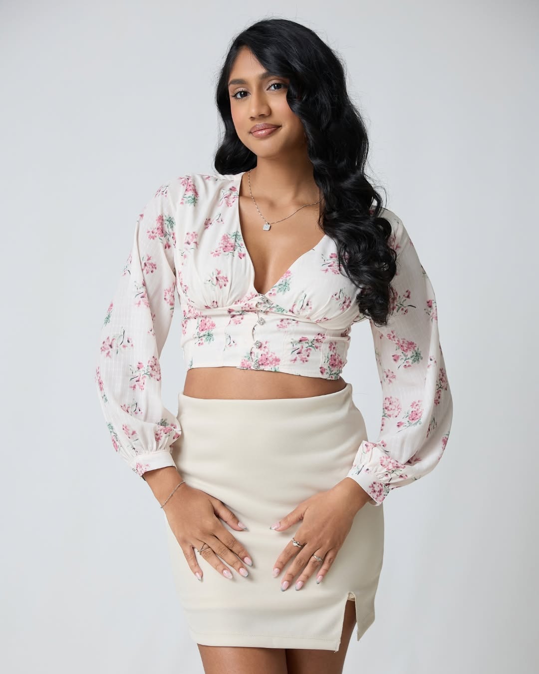 BASIC DROP MODANO Women's Casual Top - Off White