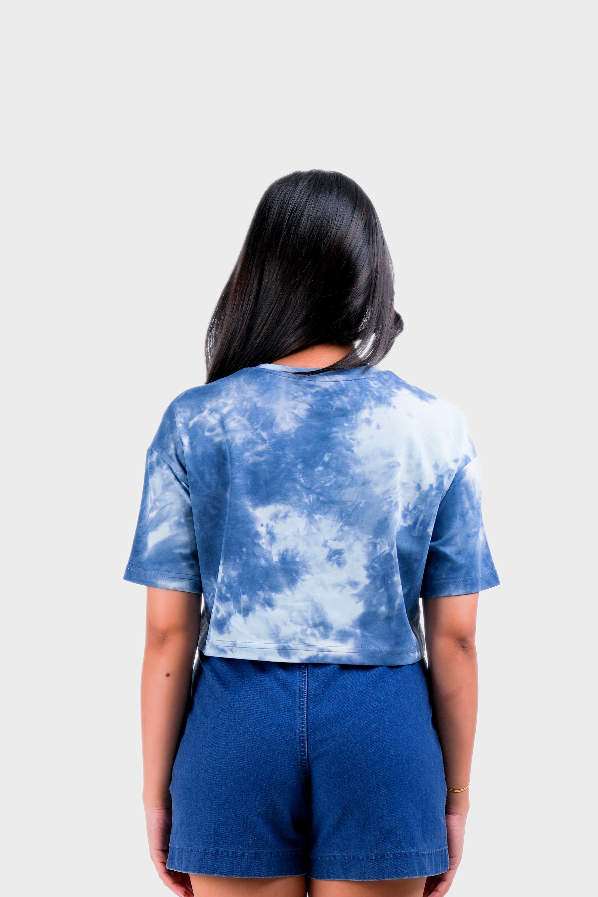 Modano Women's Tie Dye Crop Top - Casual Wear