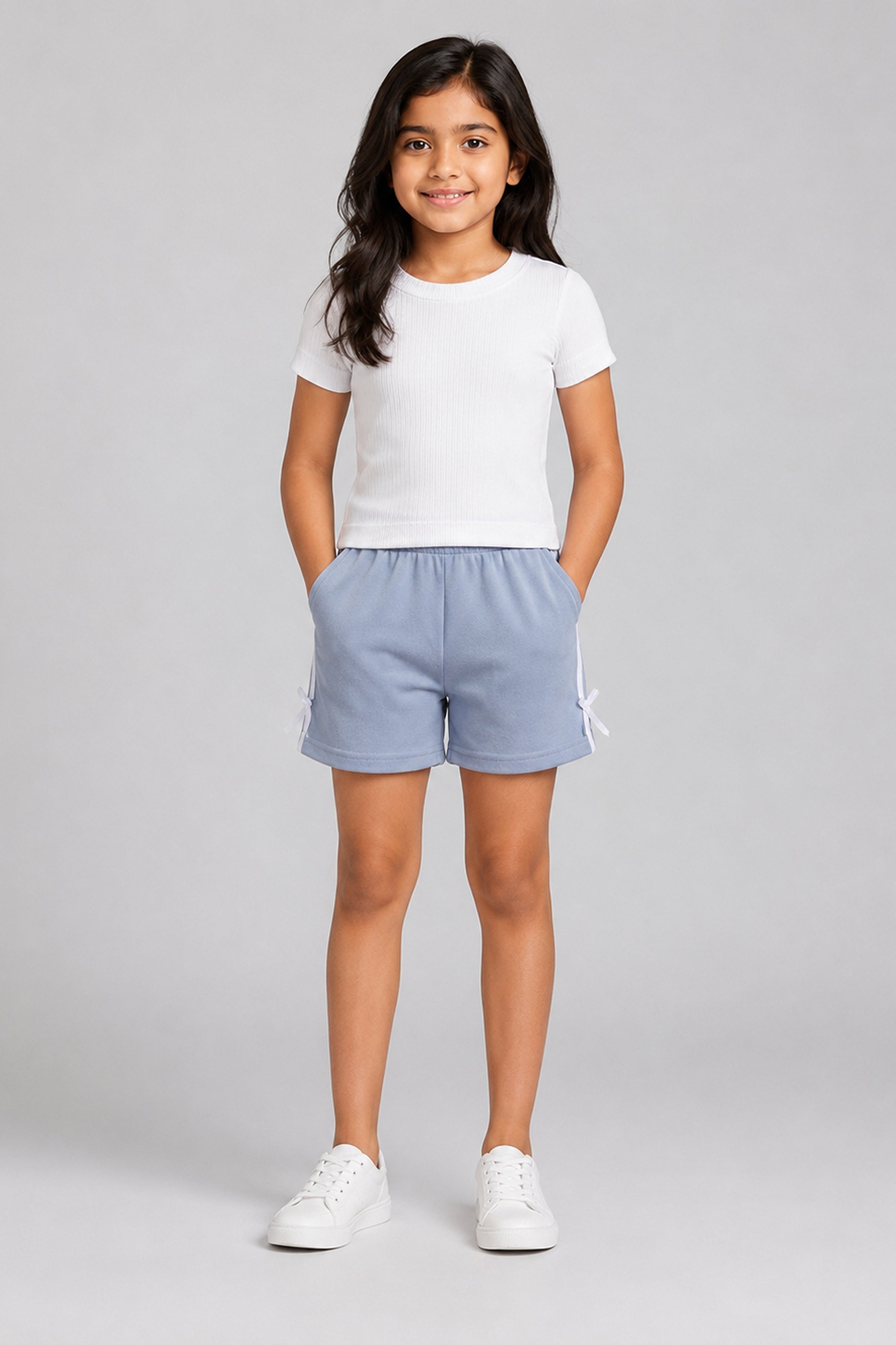 LITTLE MODANO Kids' White Top