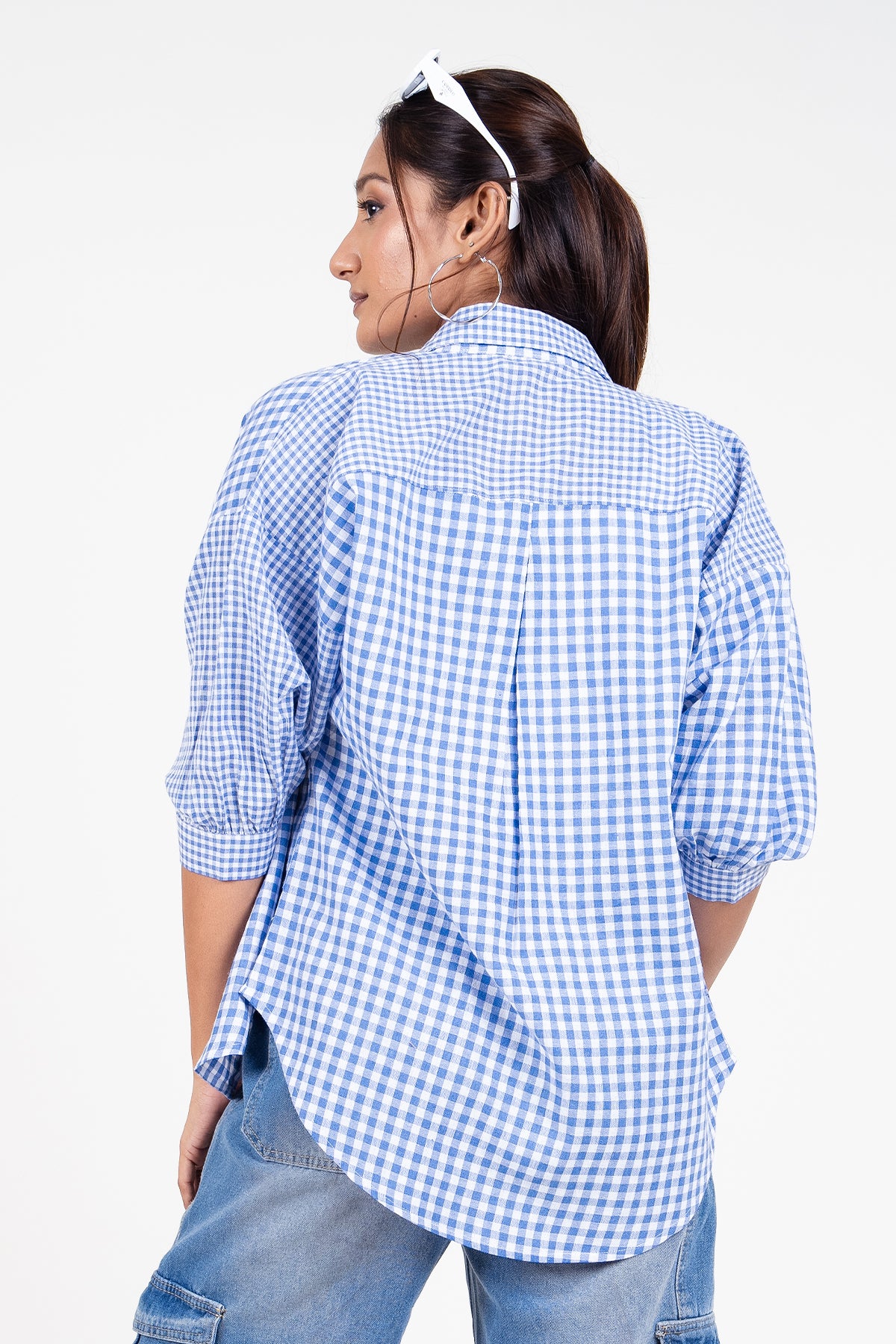 Envogue Women's Chic Casual Check Shirt