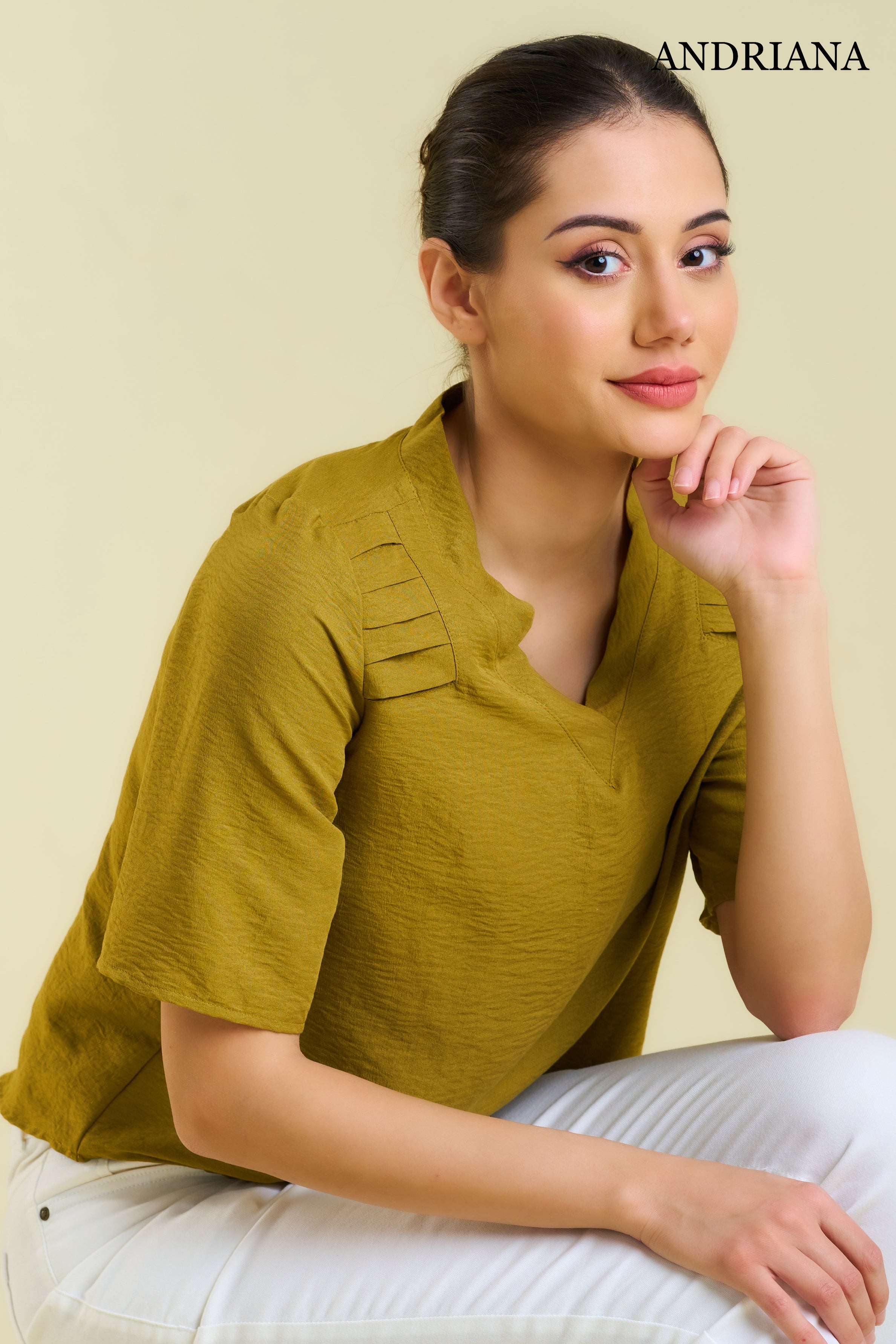 ANDRIANA Women's Formal Blouse