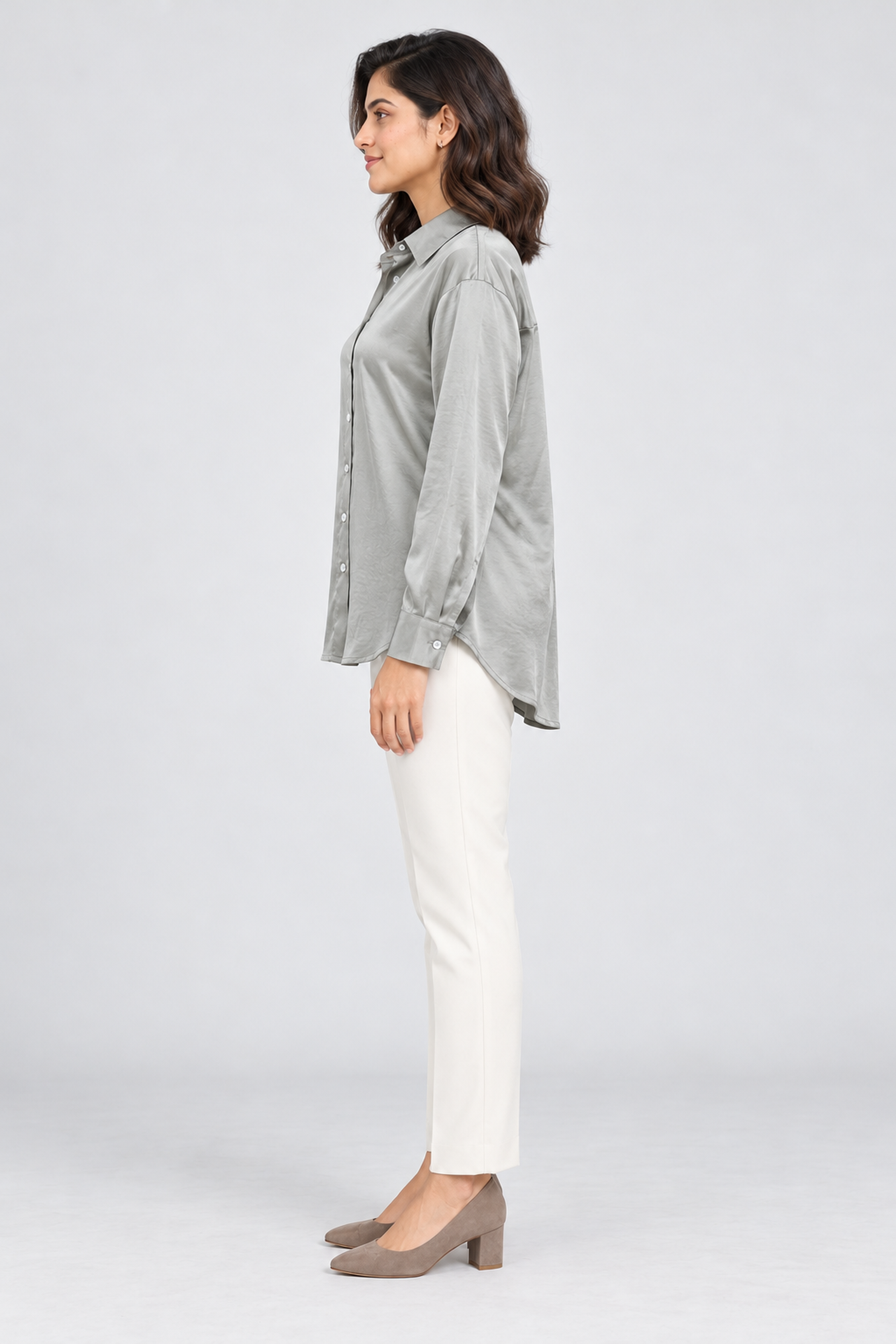 FOREVER 21 Women's Formal Regular Blouse - Green