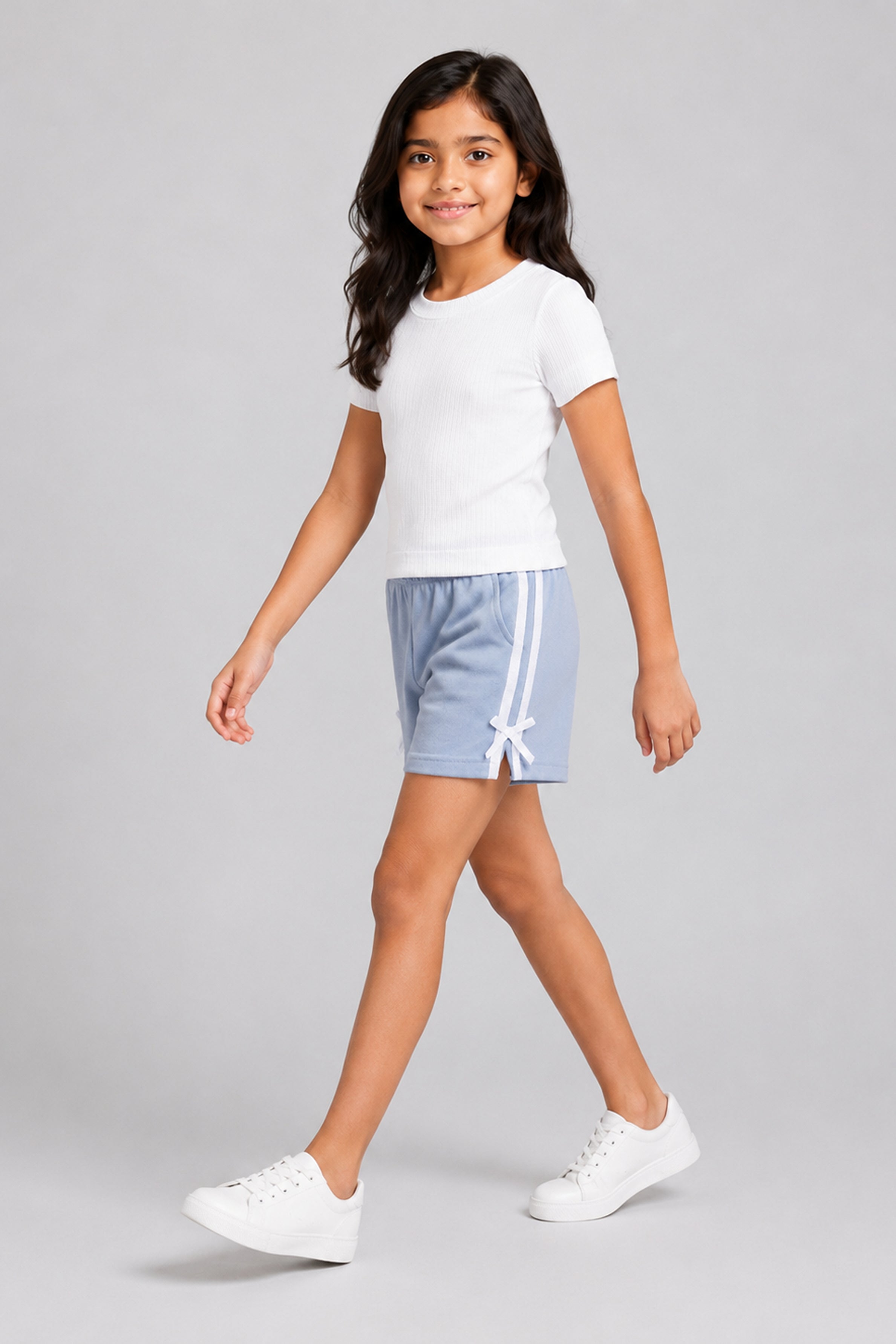 LITTLE MODANO Kids' White Top