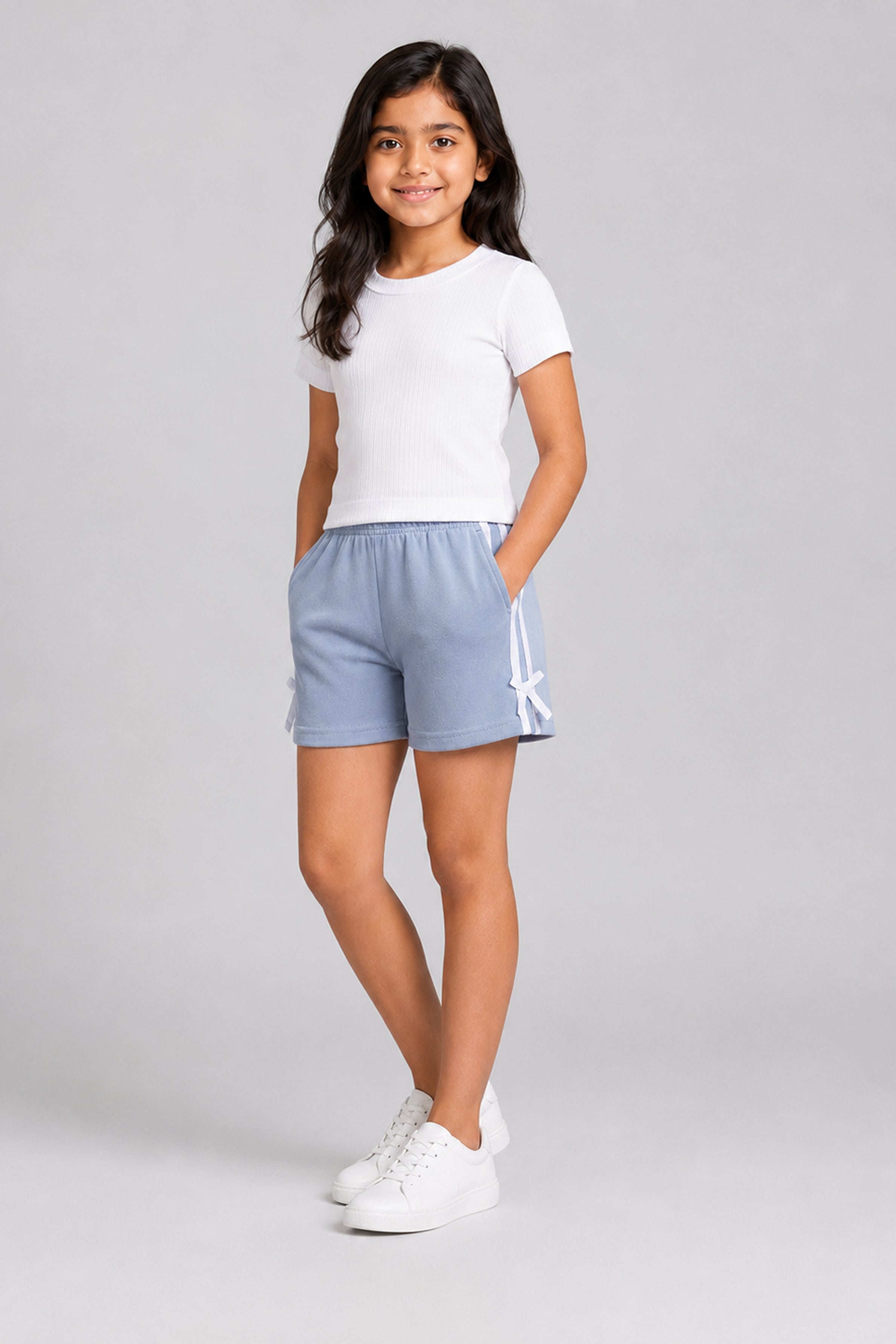 LITTLE MODANO Kids' White Top