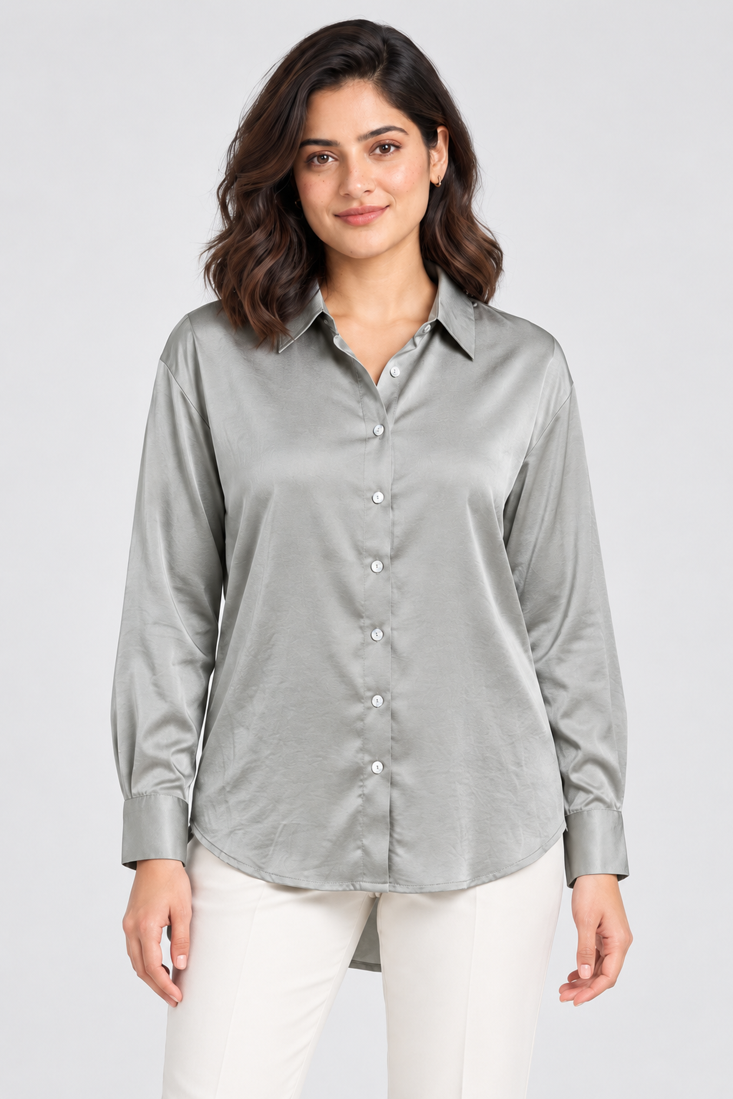 FOREVER 21 Women's Formal Regular Blouse - Green