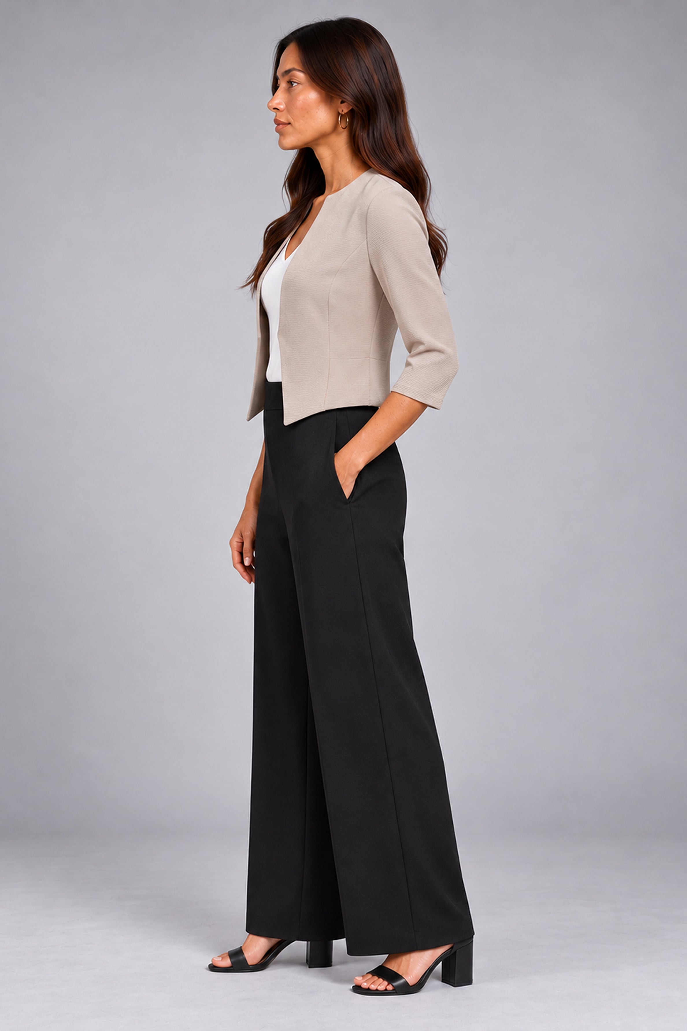 Envogue Formal Jacket - Beige