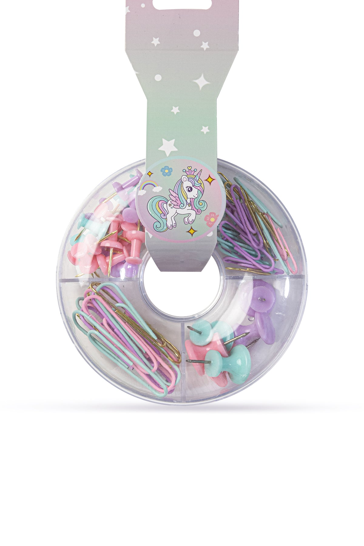 Unicorn Donuts Clip & Pin Set