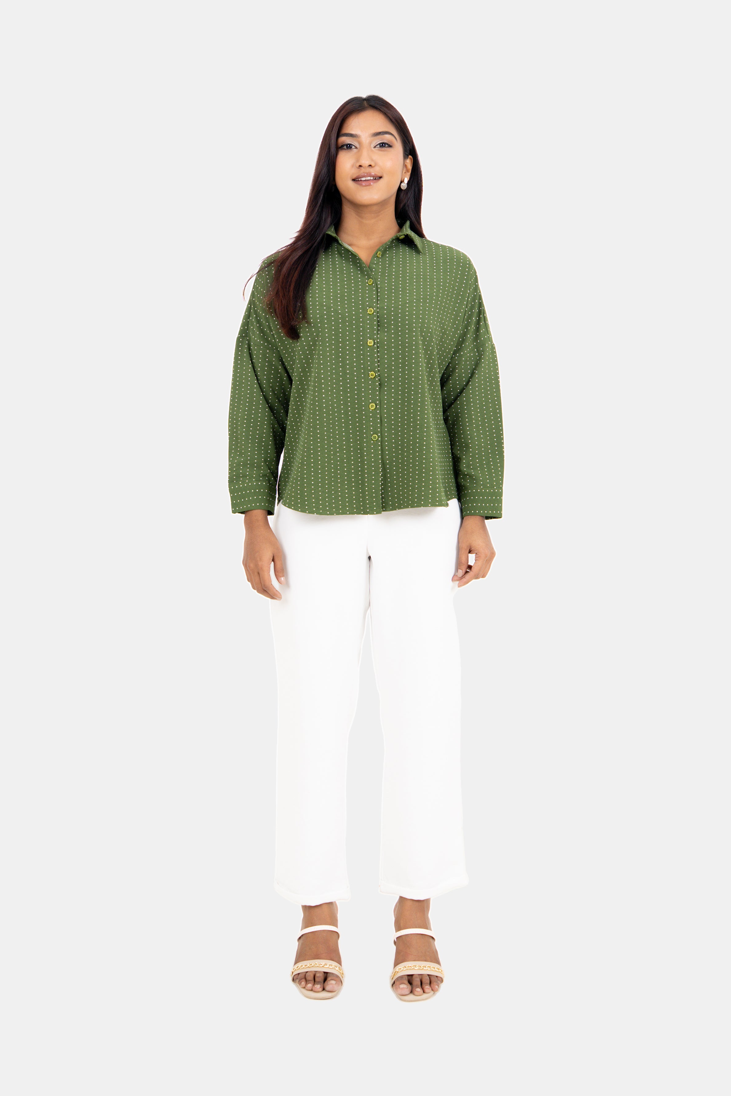 Envogue Grace in Vogue Women's Office Shirt – Dotted Print