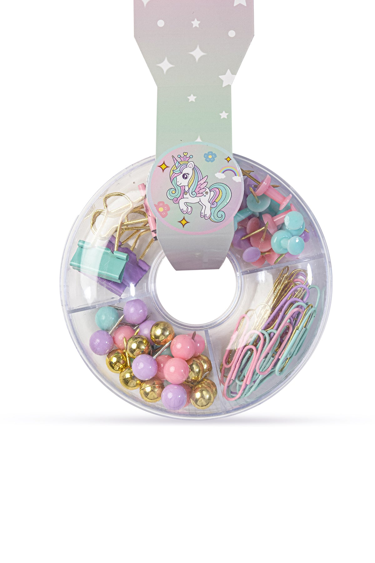 Unicorn Donuts Clip & Pin Set