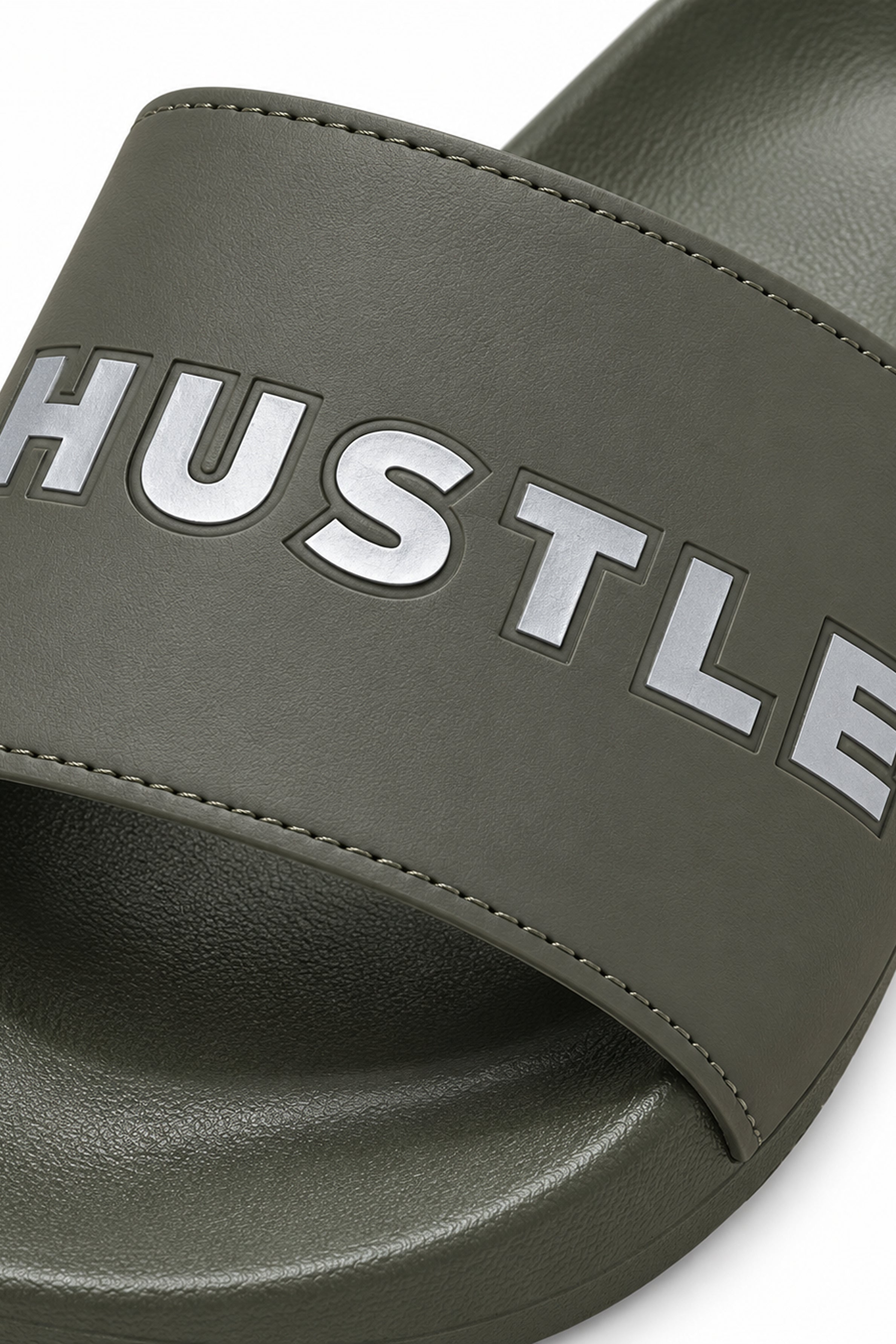 HUSTLE Men's Slide Sandal - Green