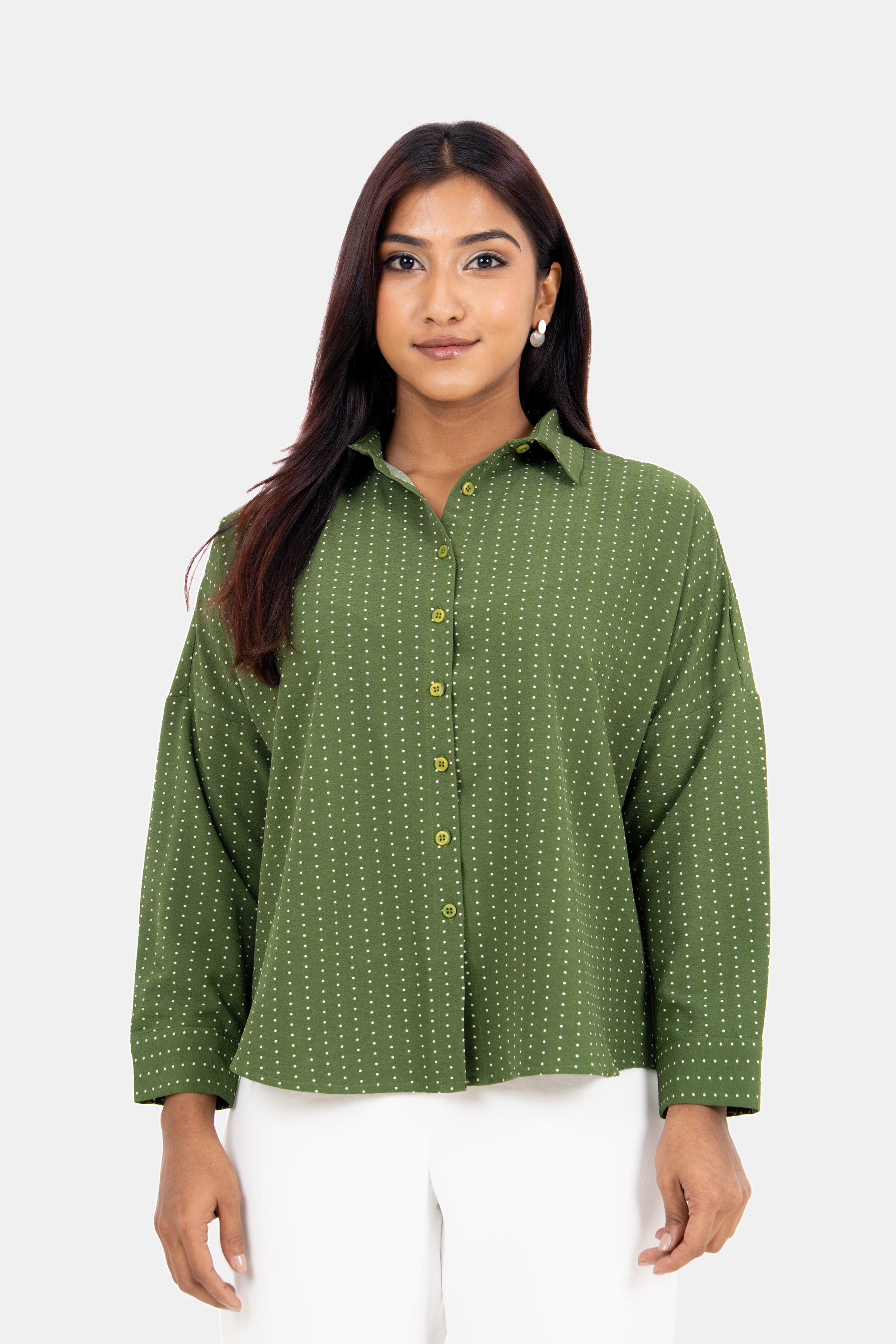 Envogue Grace in Vogue Women's Office Shirt – Dotted Print