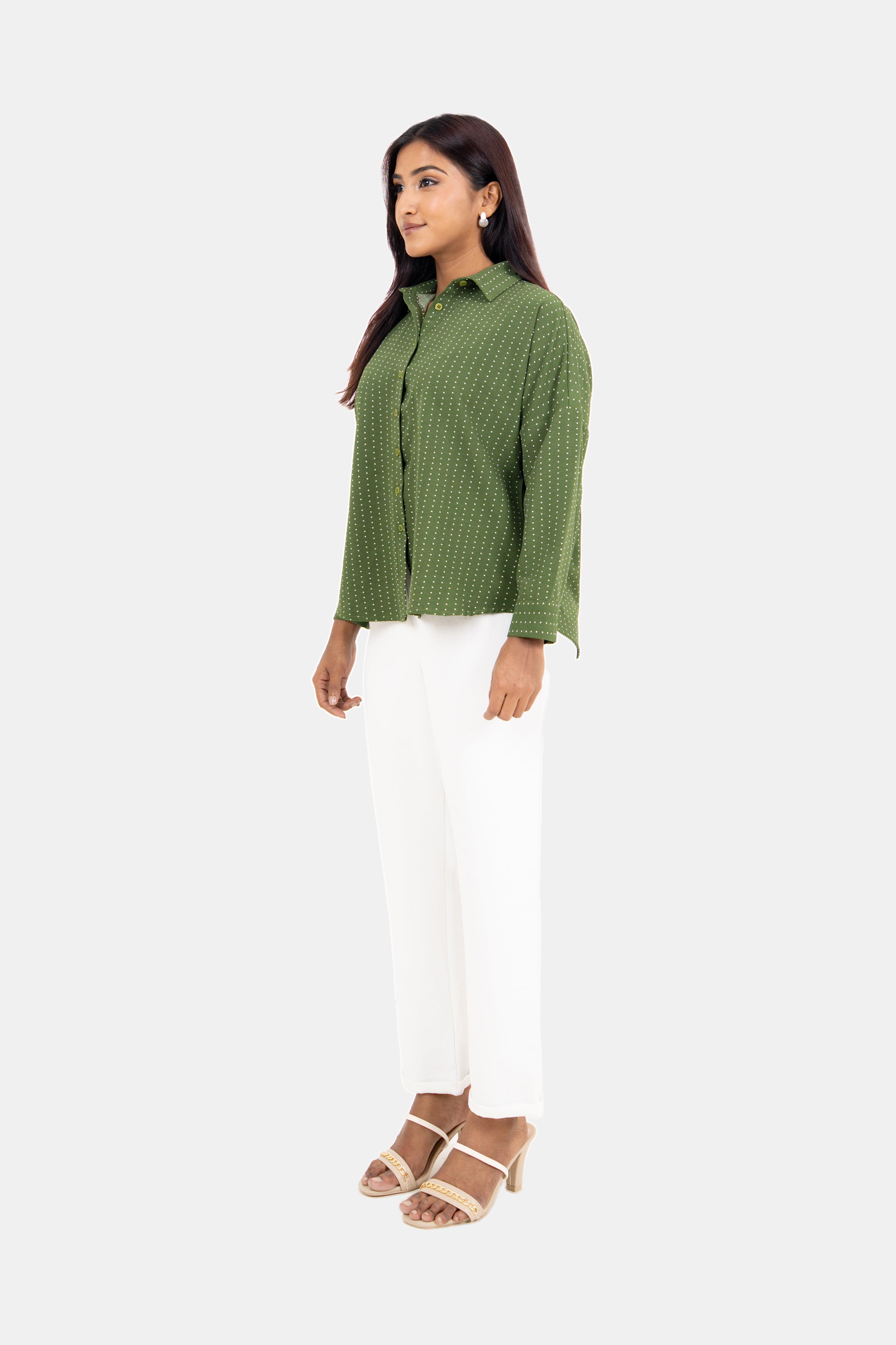 Envogue Grace in Vogue Women's Office Shirt – Dotted Print