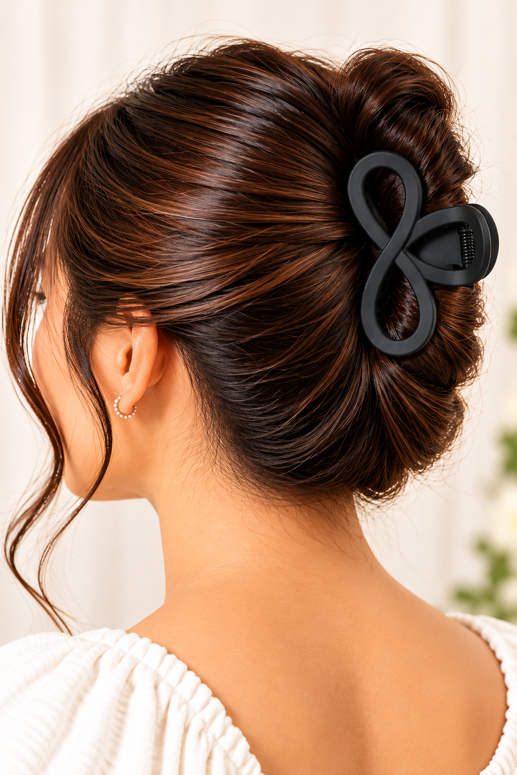 MOON Stone Women's Hair Slide - 1pcs