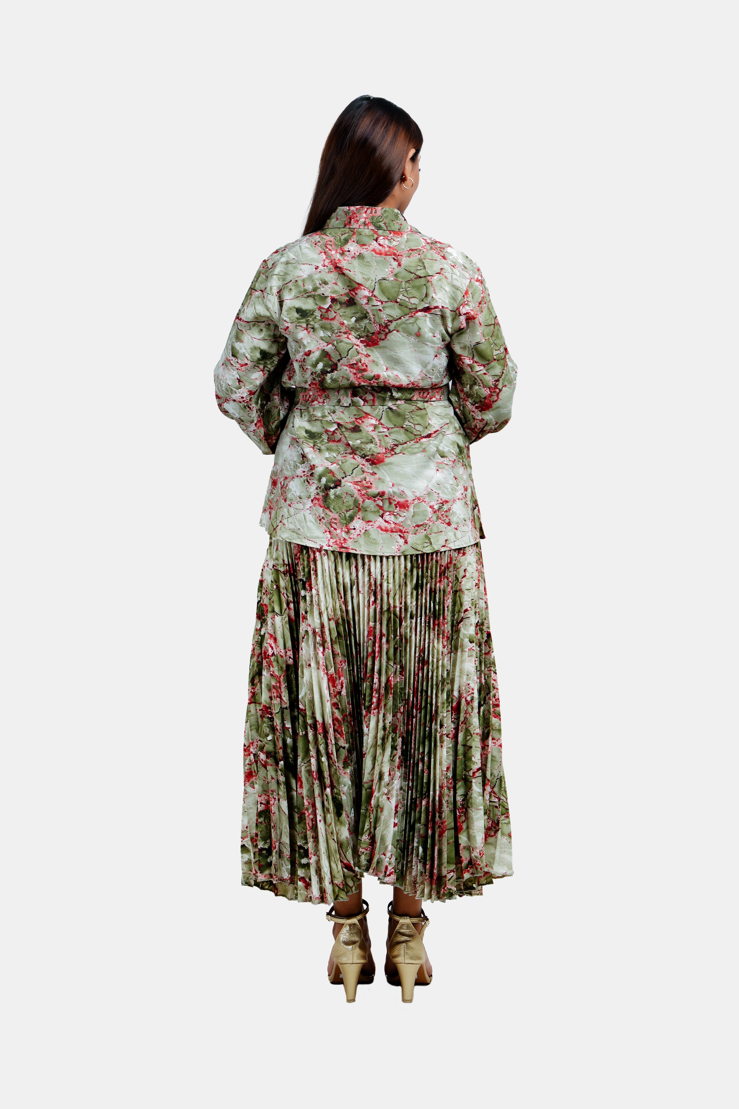 HADA Women's Printed Party Top