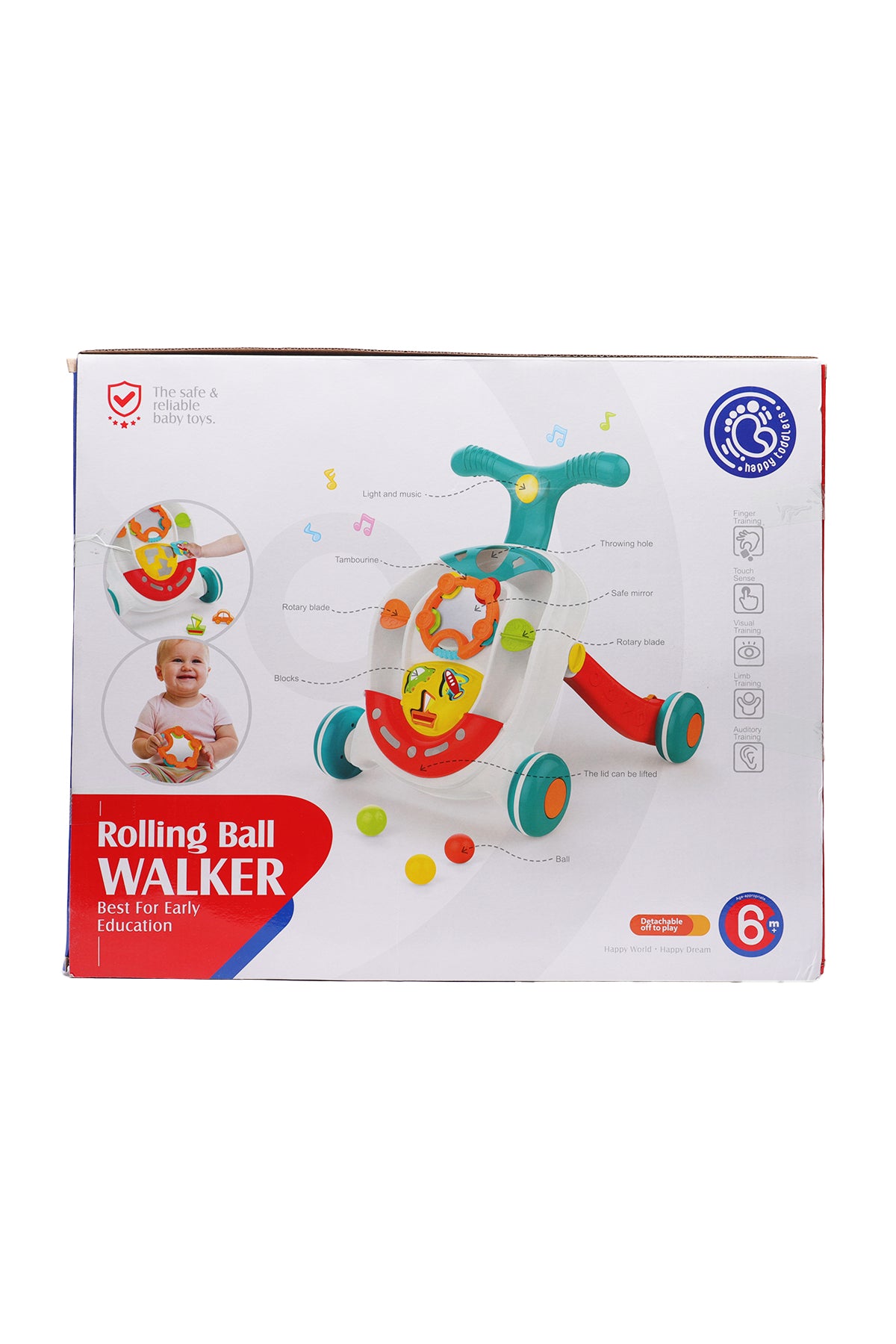 Huanger Baby Rolling Ball Walker