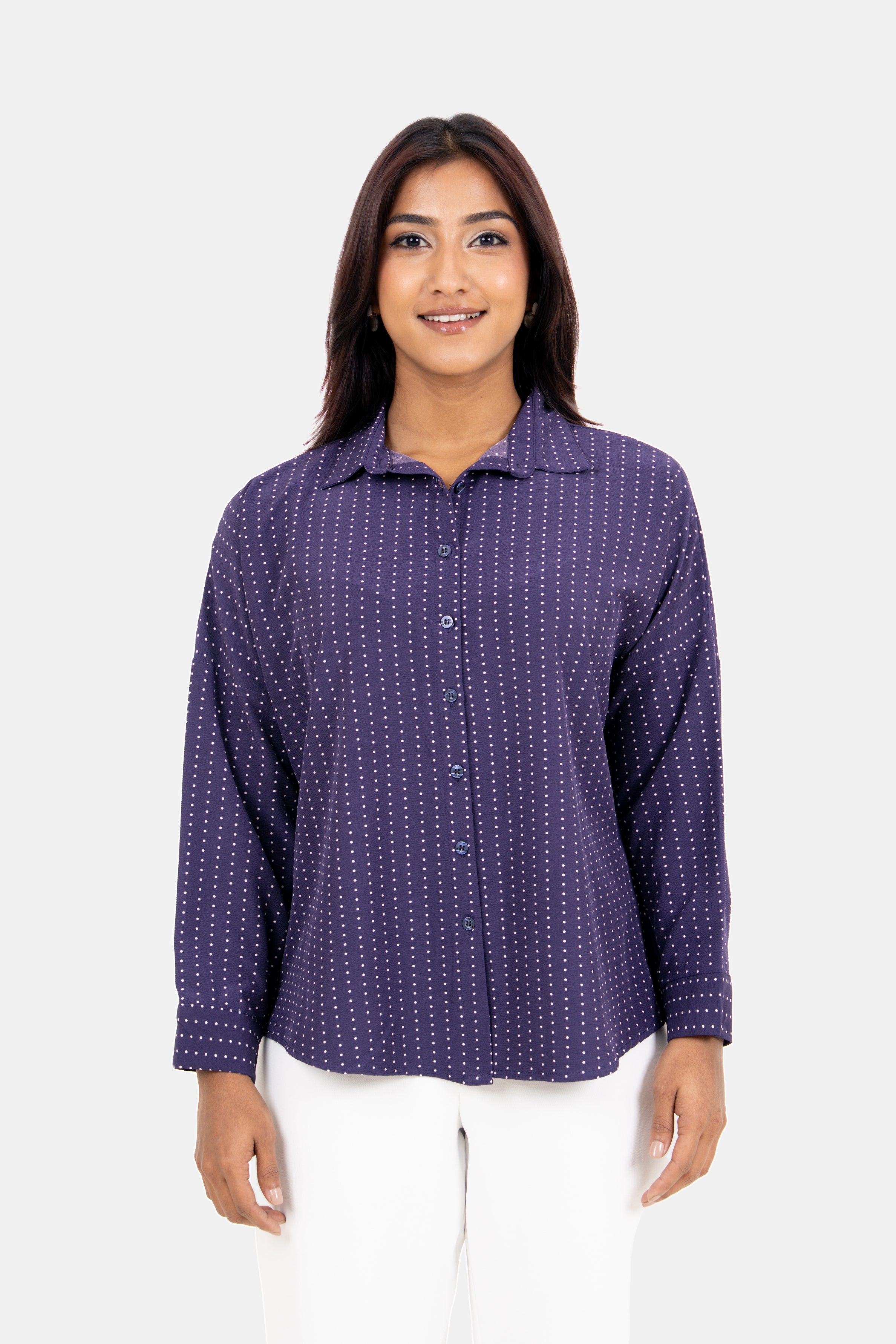 Envogue Grace in Vogue Women's Office Shirt – Dotted Print