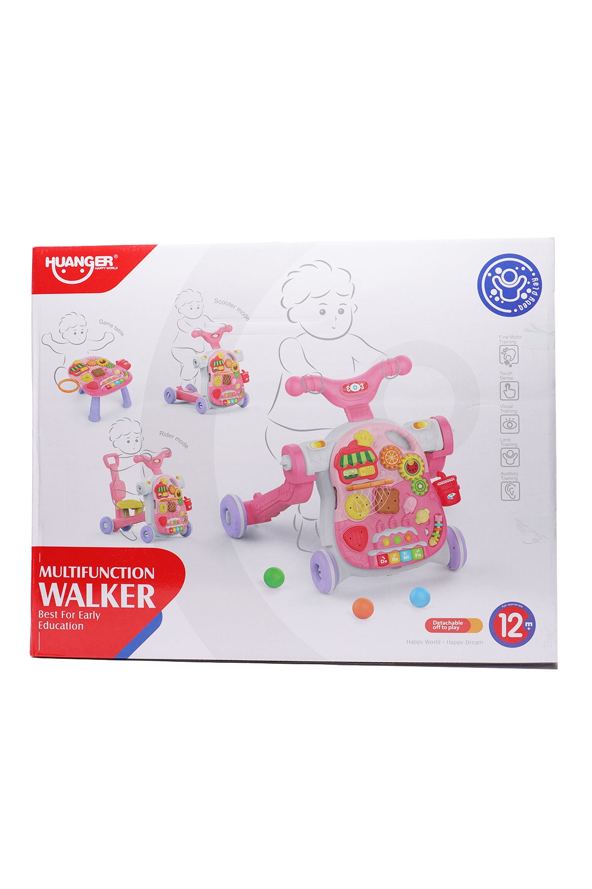 Huanger Baby 4 In 1 Multifunctional Walker