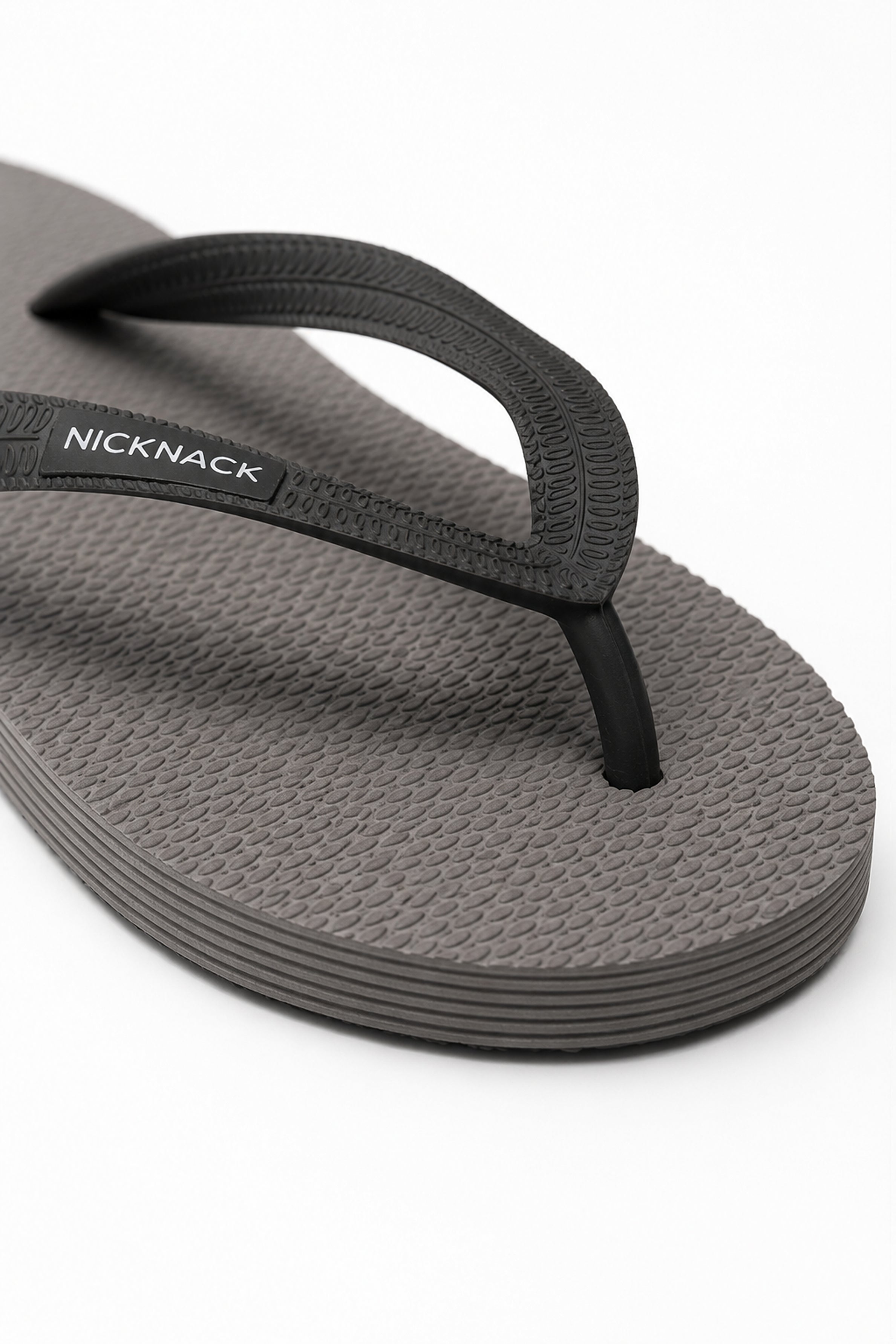 NICK NACK  Men's Flip Flops - Gray