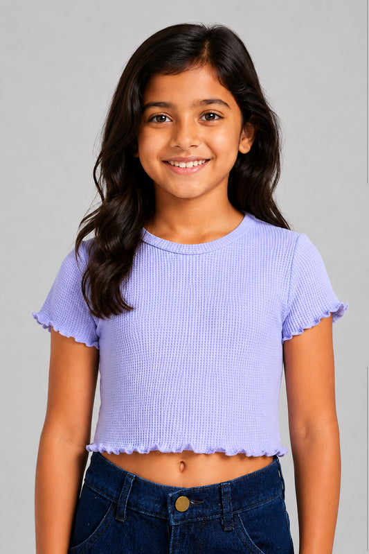 LITTLE MODANO Kids' Purple Top