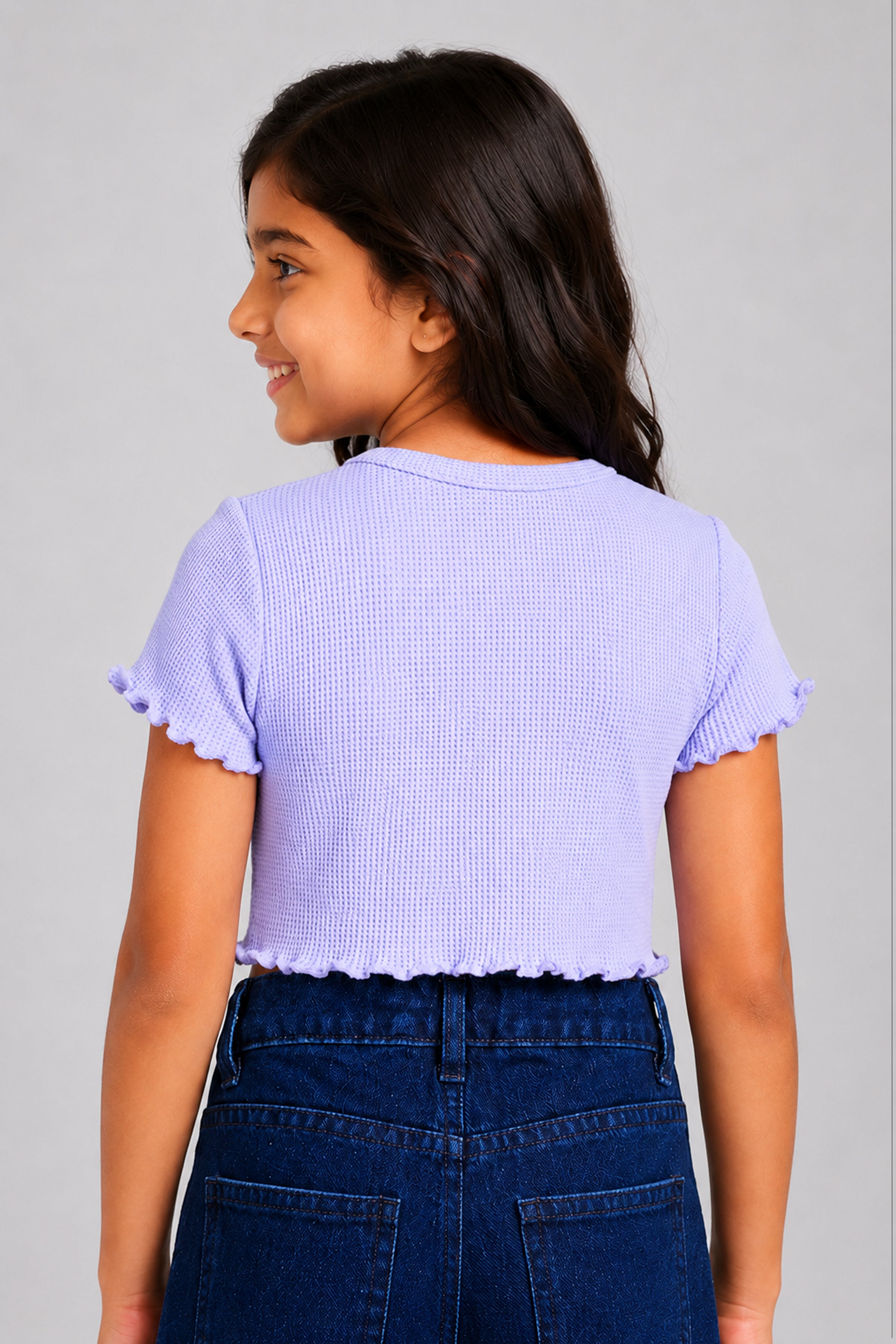 LITTLE MODANO Kids' Purple Top