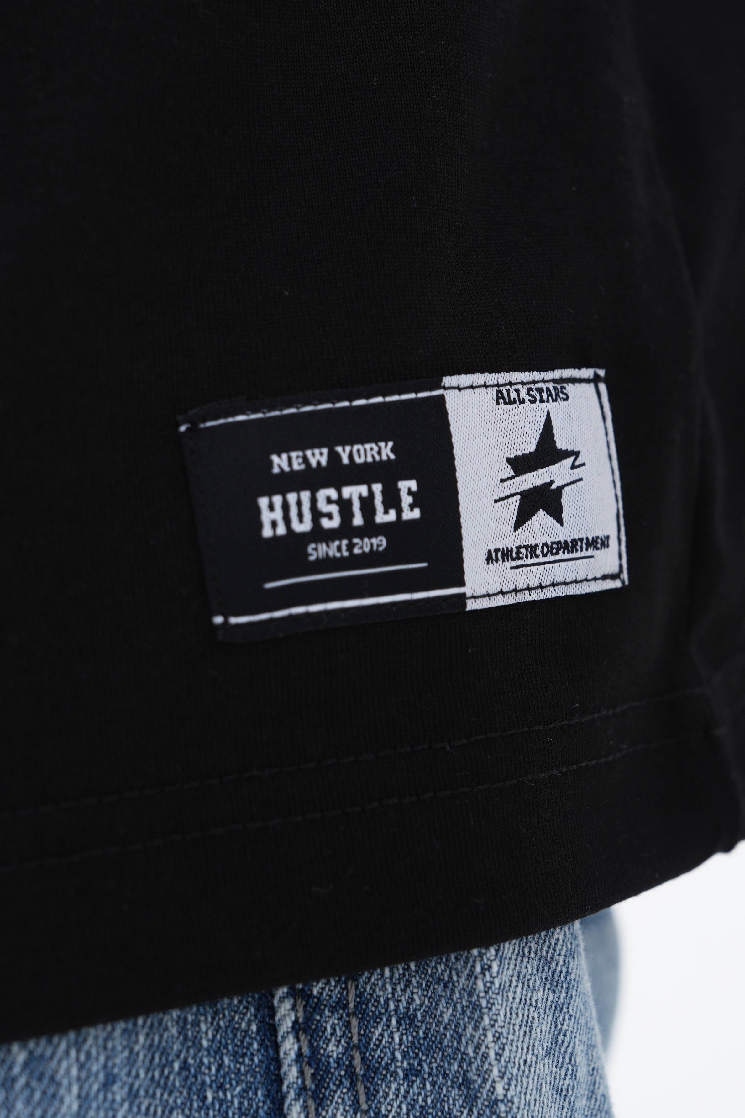 Hustle Men's Jersey Vibes Oversized T-Shirt