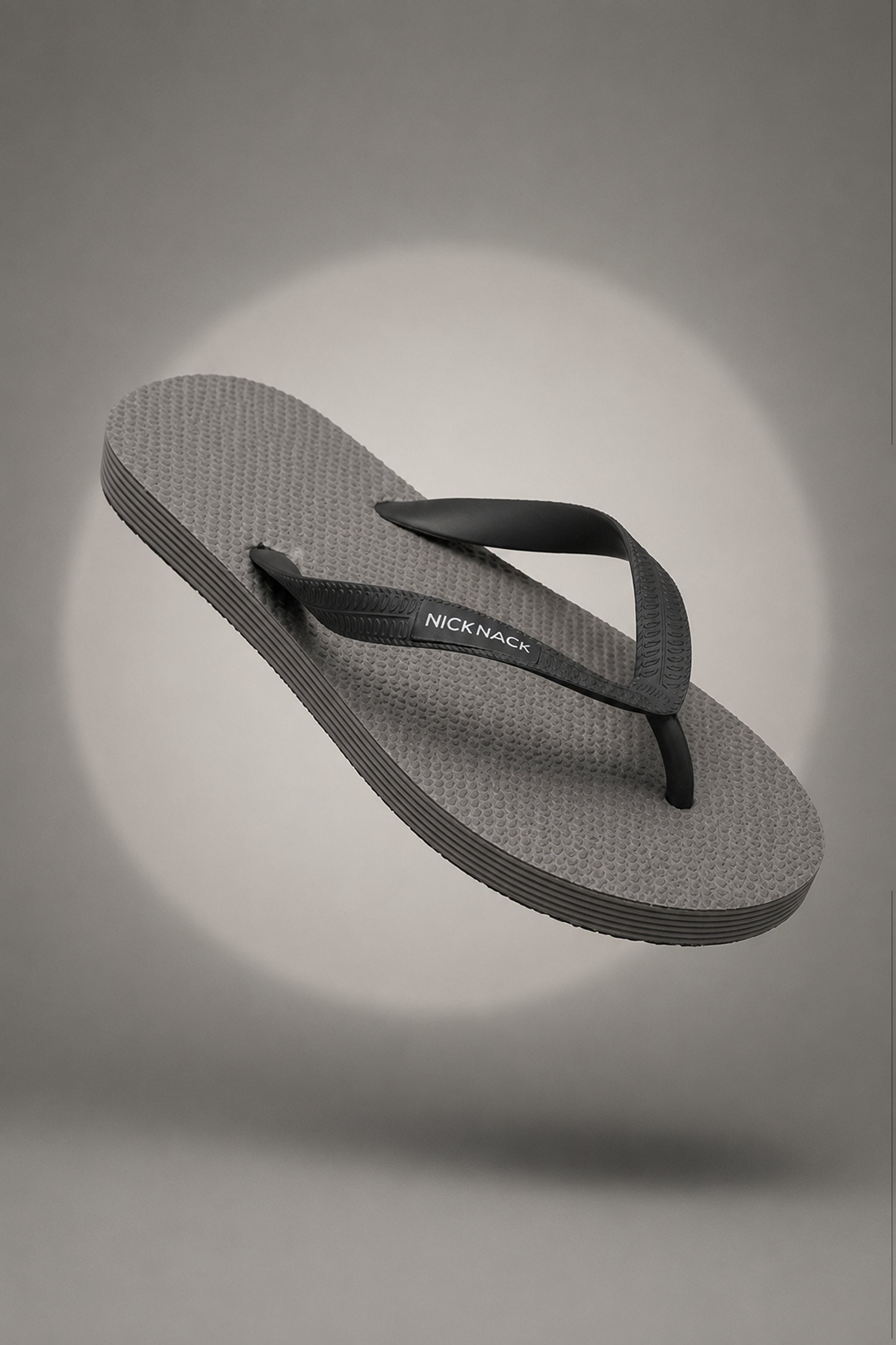 NICK NACK  Men's Flip Flops - Gray