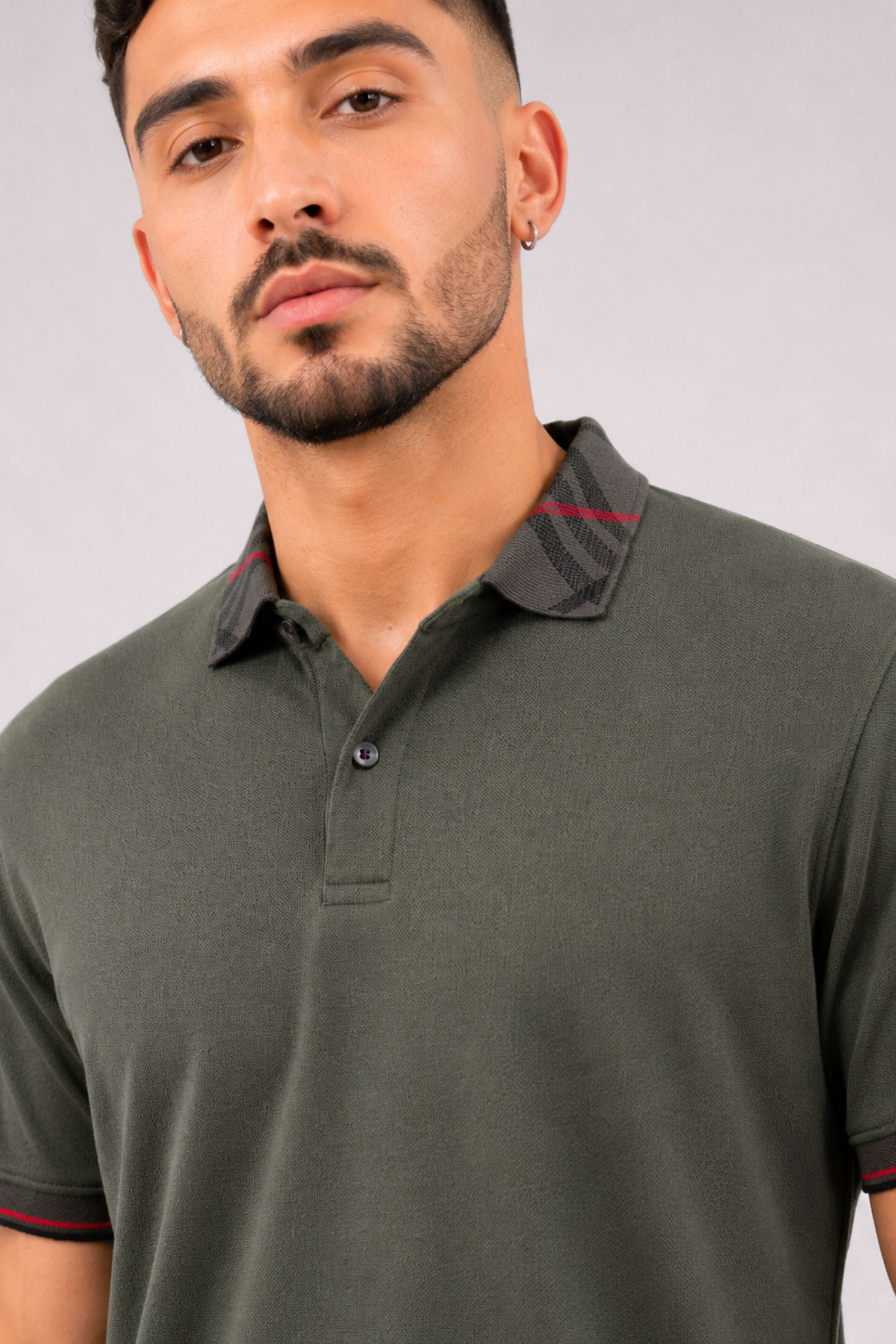 King Street Men’s POLO Tees - Olive