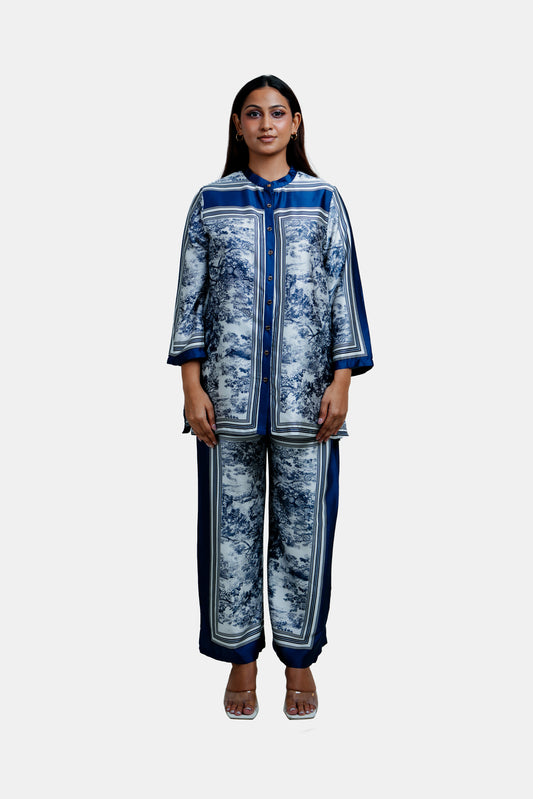 HADA Women's Printed Party Kurta