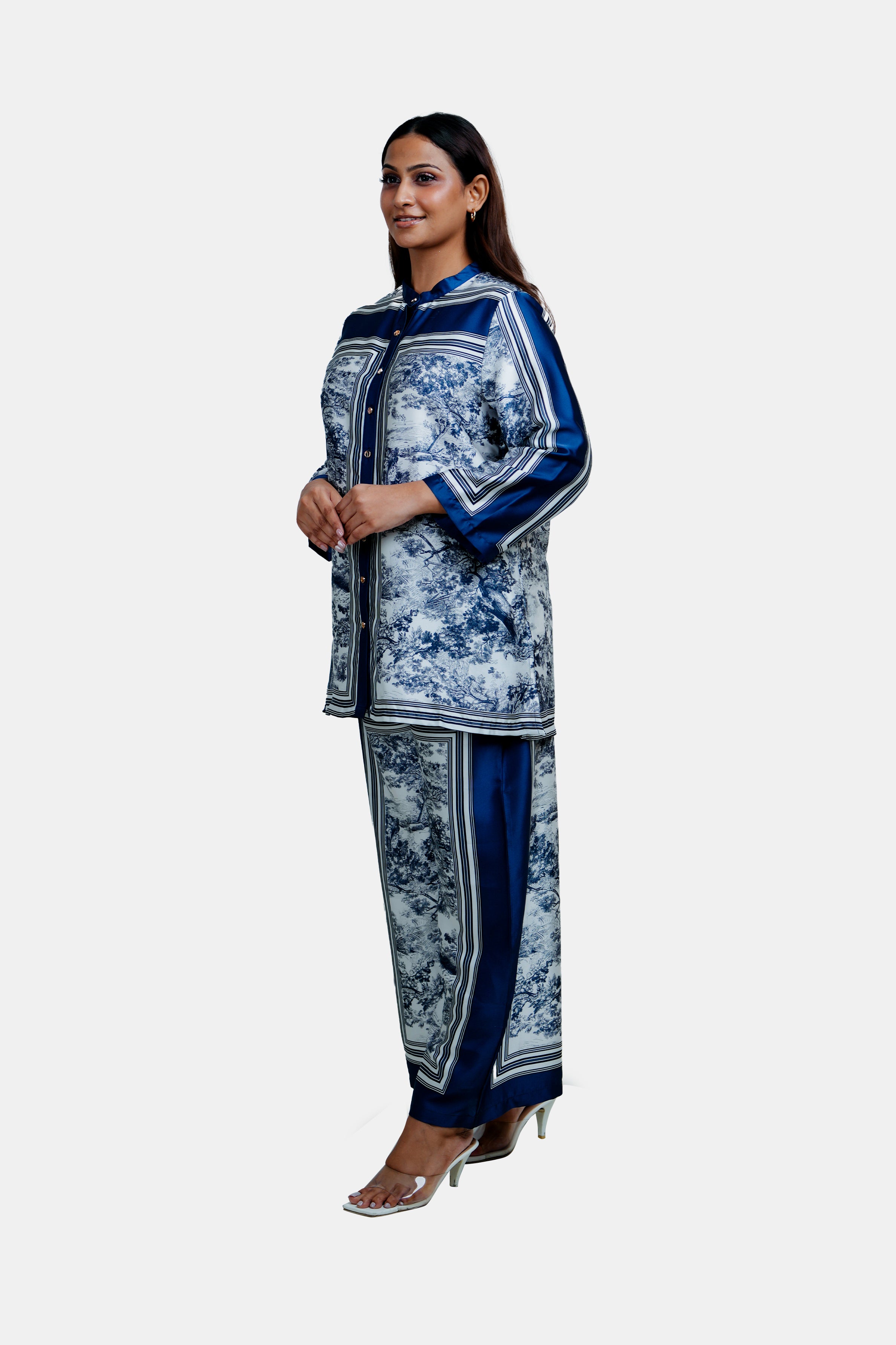 HADA Women's Printed Party Kurta