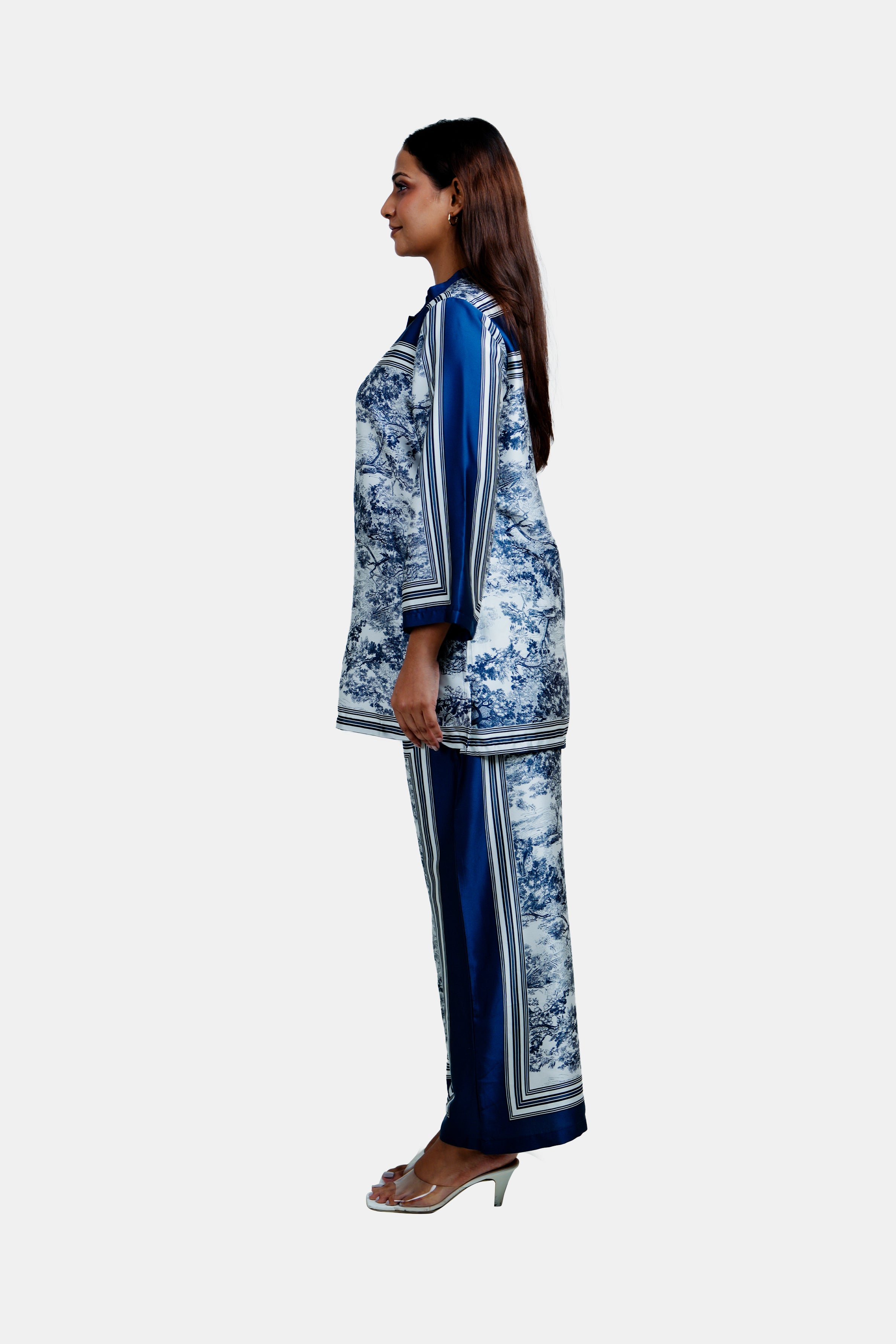 HADA Women's Printed Party Kurta