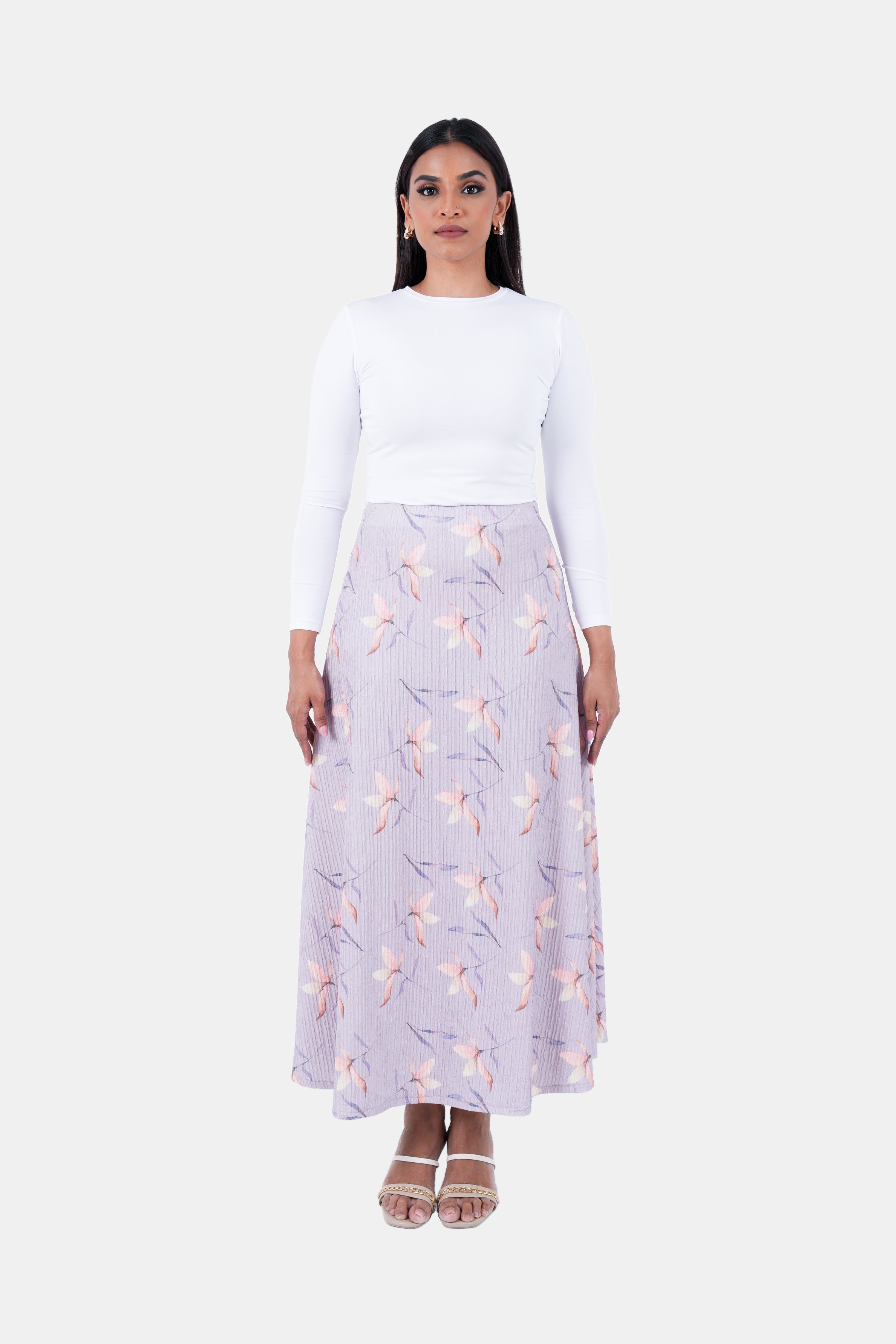 Hada SCENE Women's Luxe Street Printed Skirt