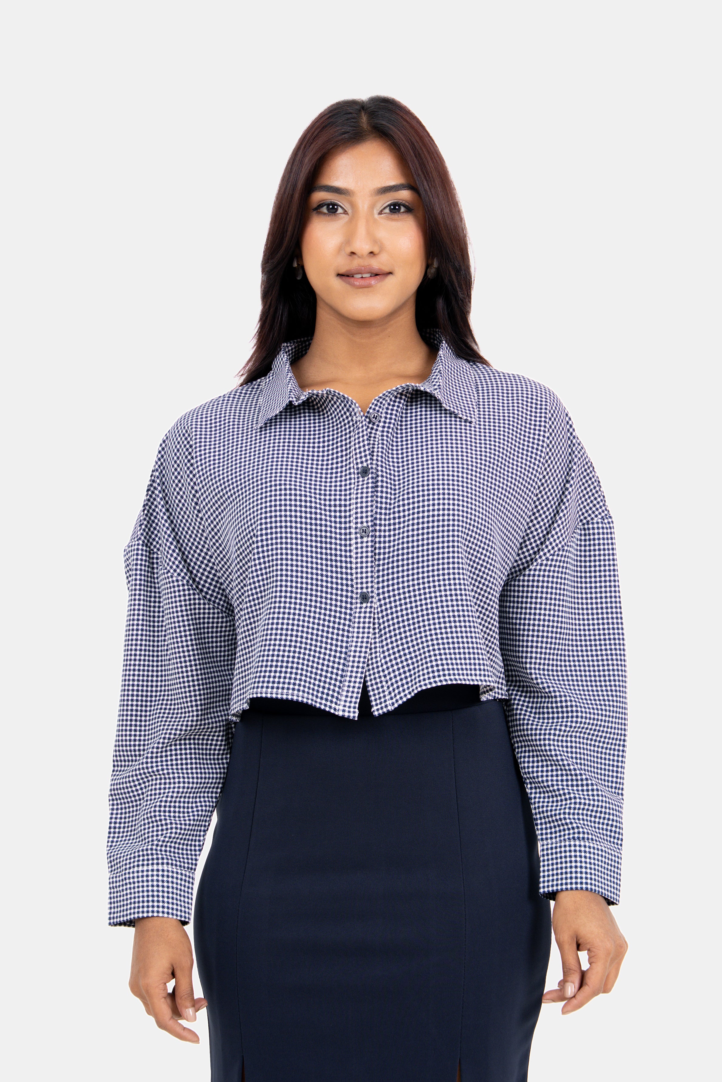 Envogue Grace in Vogue Women's Crop Office Shirt