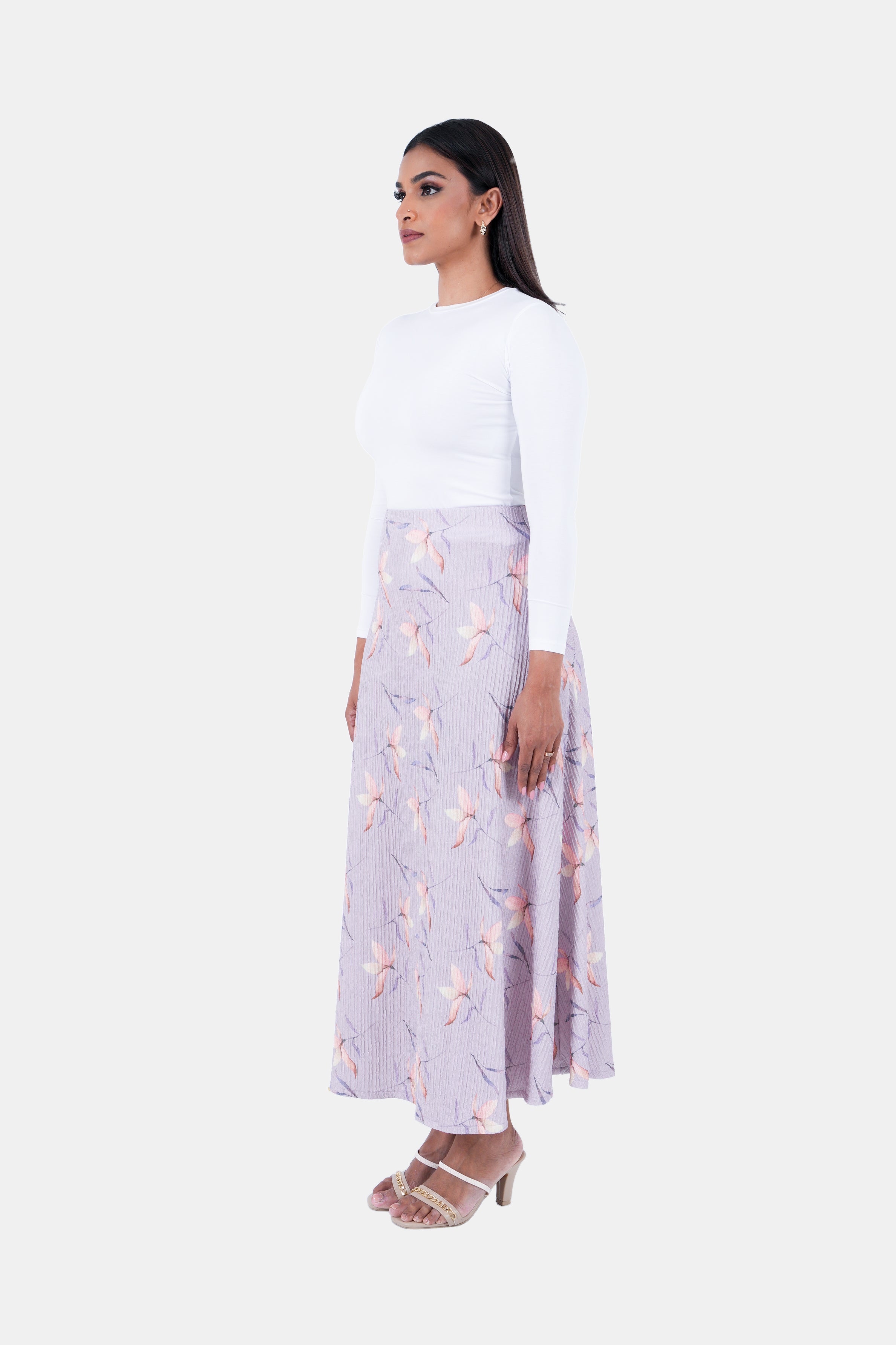Hada SCENE Women's Luxe Street Printed Skirt