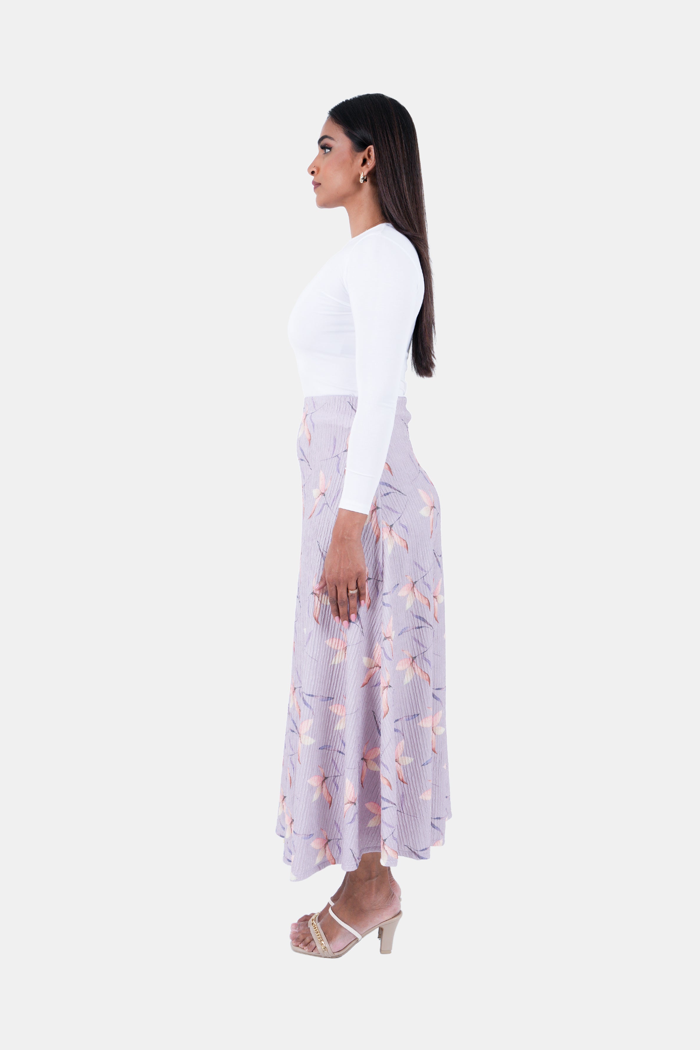 Hada SCENE Women's Luxe Street Printed Skirt