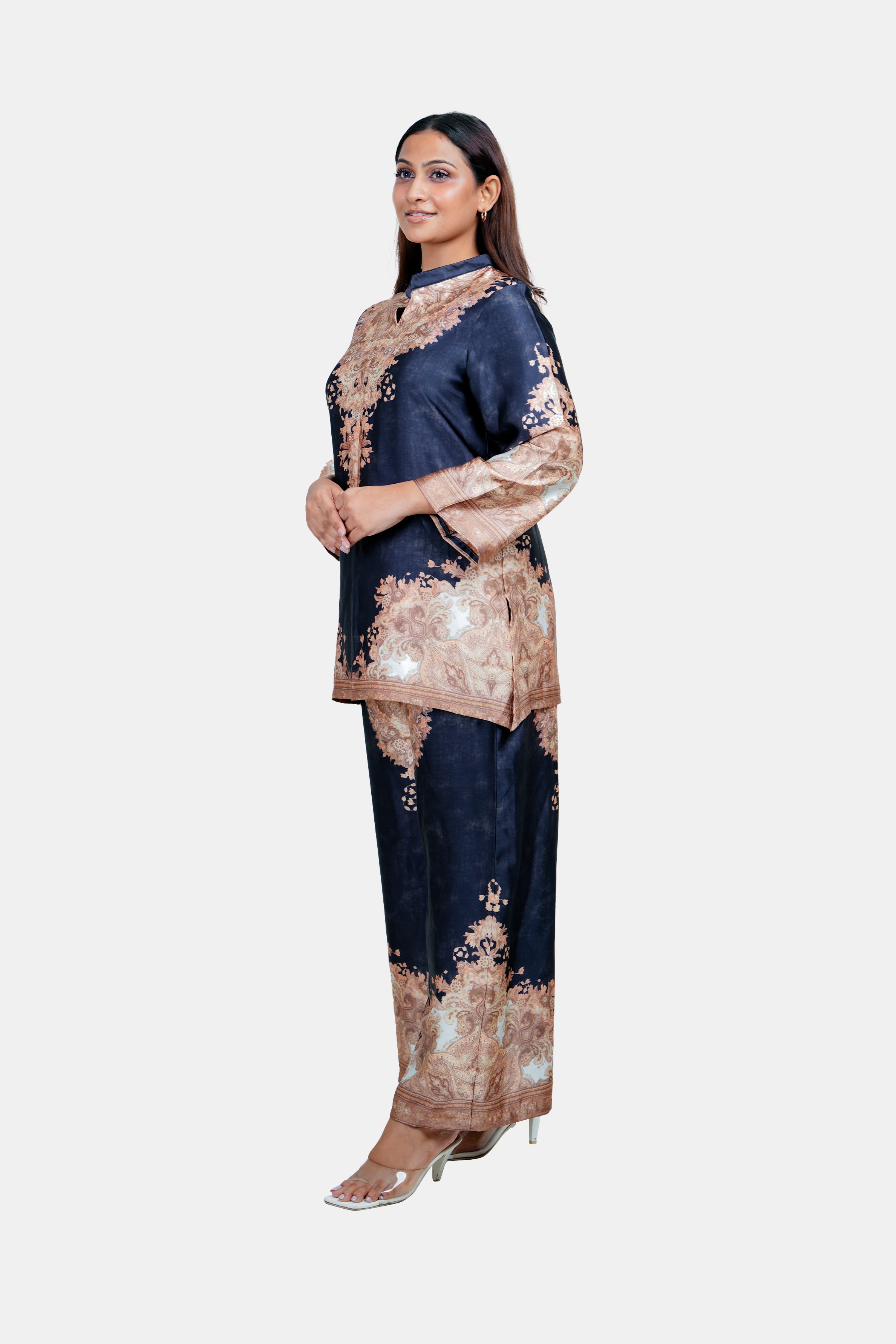 HADA Women's Printed Party Top
