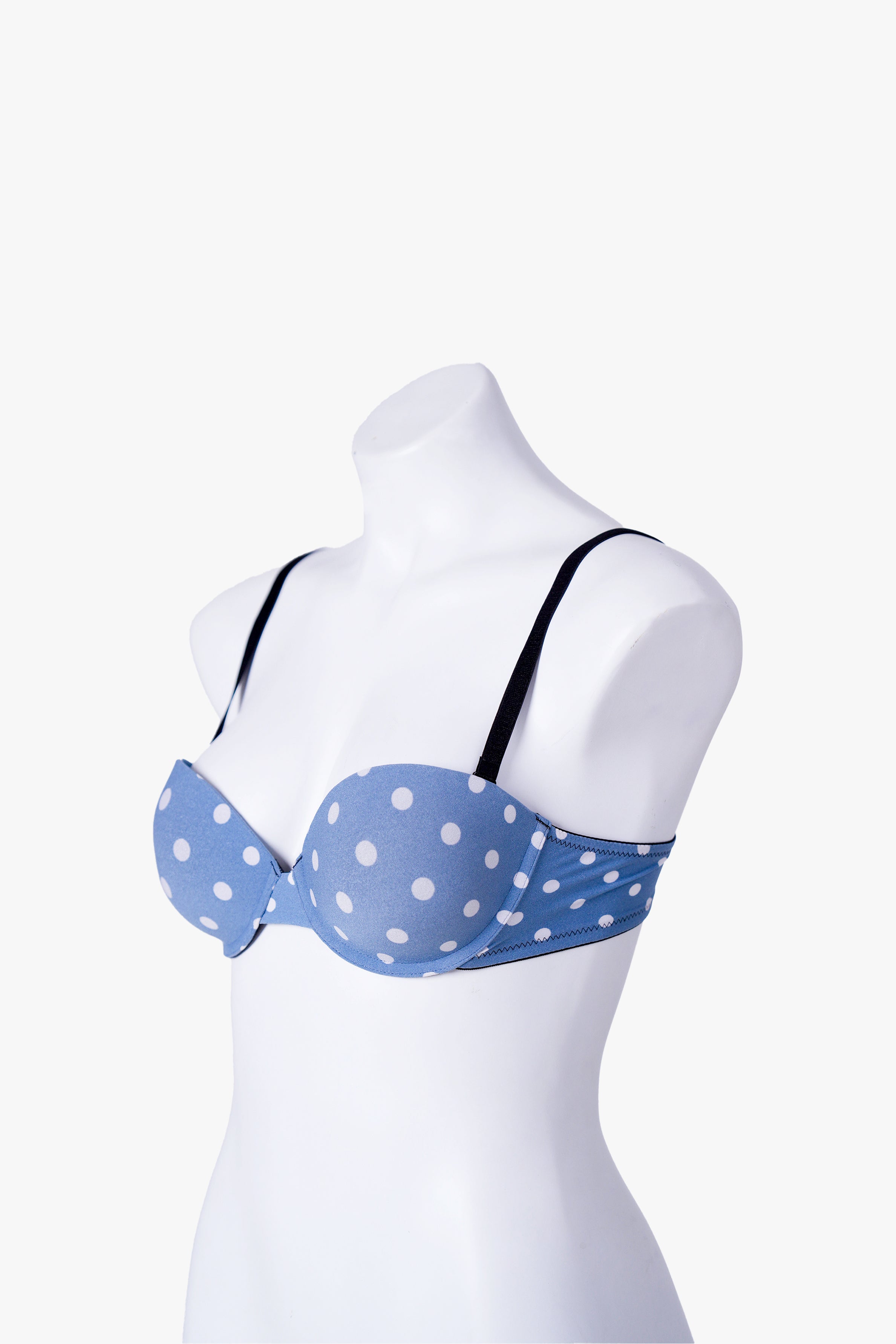 Envogue Blue Multiway Dotted Bra
