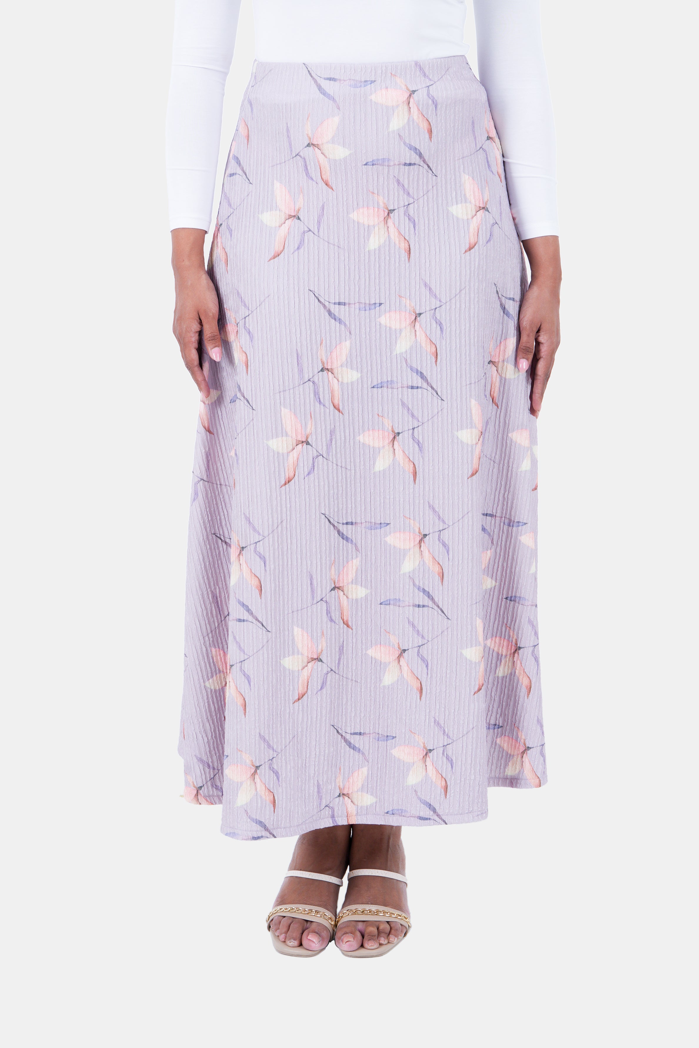 Hada SCENE Women's Luxe Street Printed Skirt