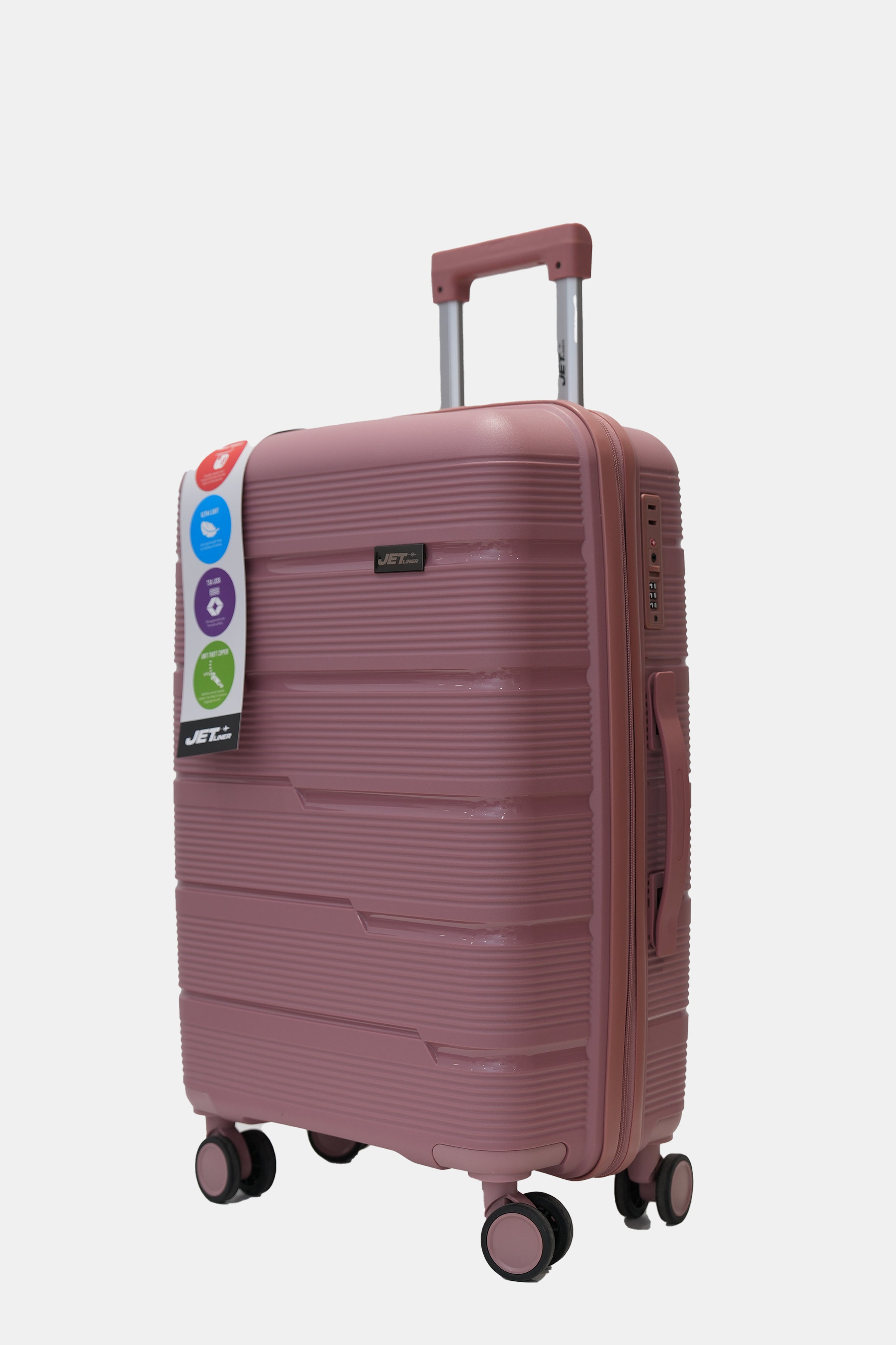 Jetliner Luggage Bag-Rose Gold