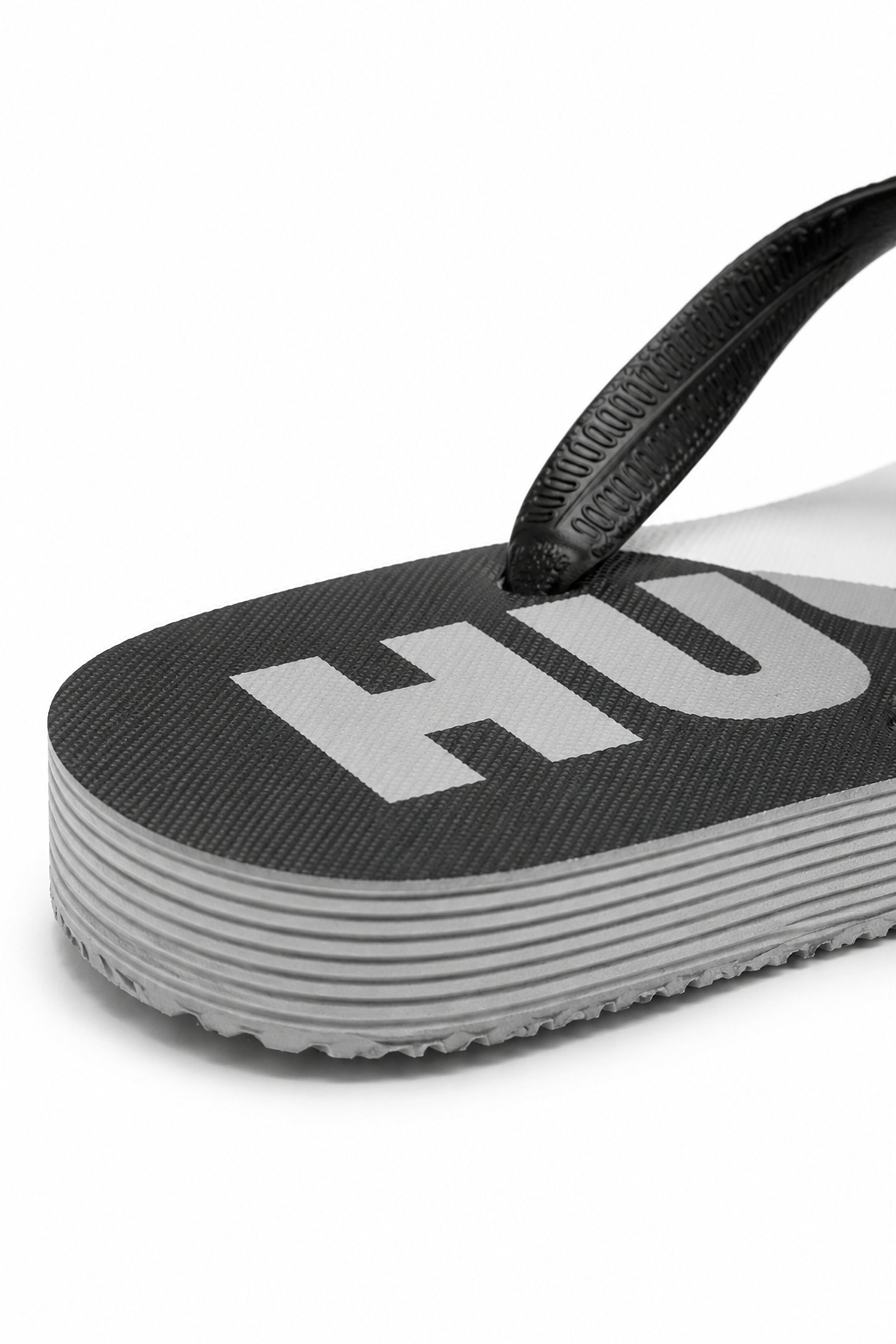 HUSTLE Men's  Flip Flops - Black