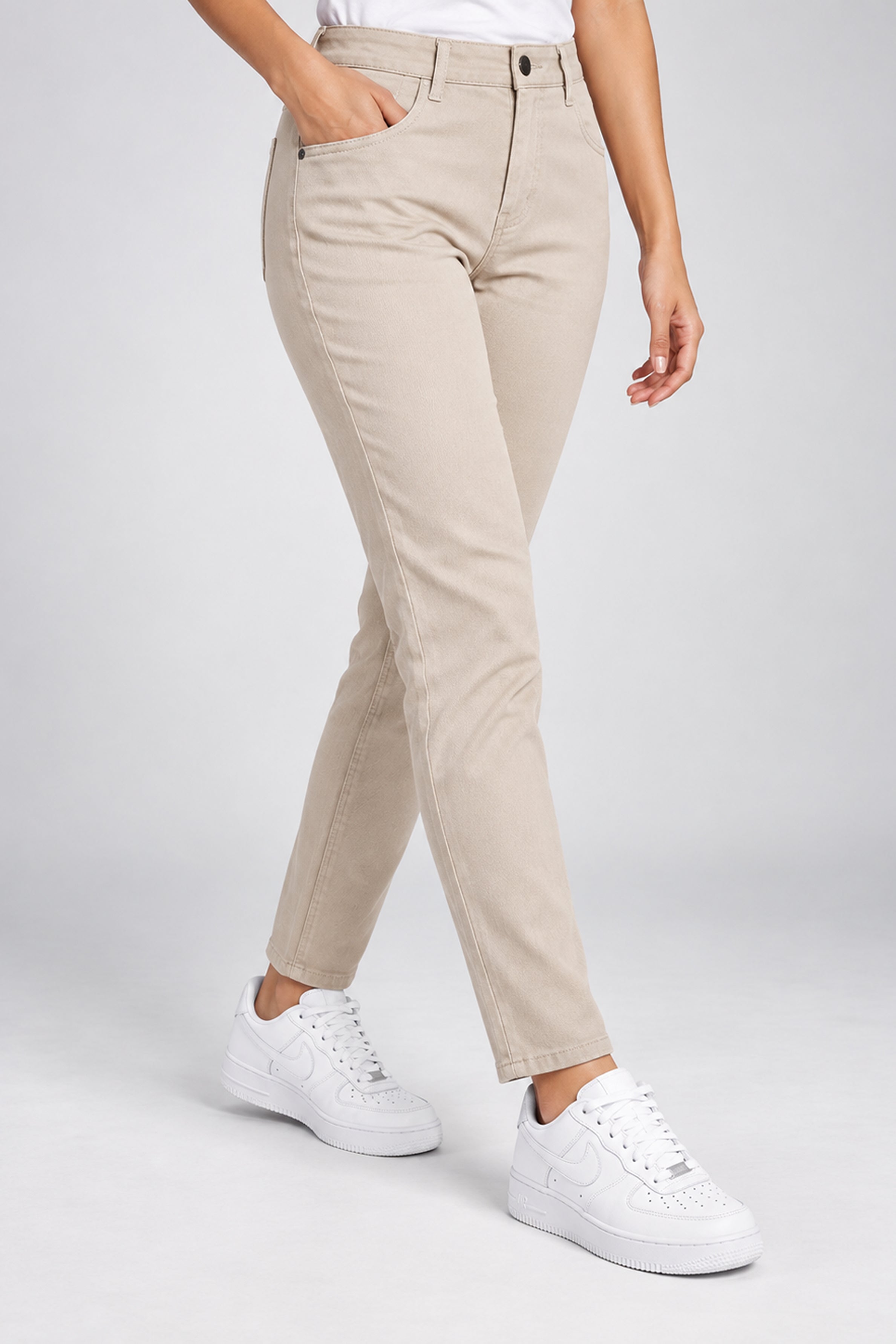 MODANO Women’s Casual Jegging - Beige