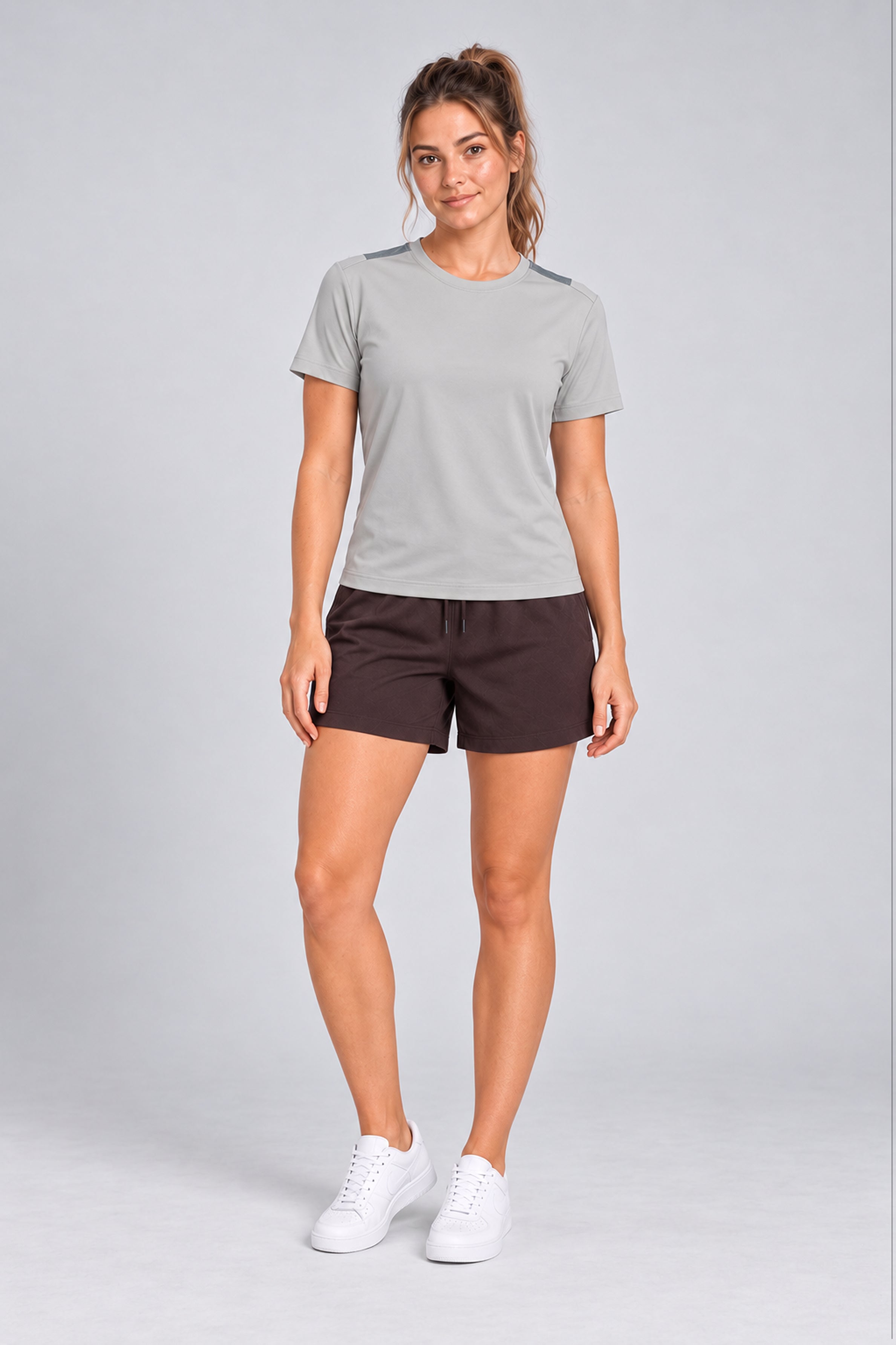 STRIDE Women's Performance Sports Tee - Grey